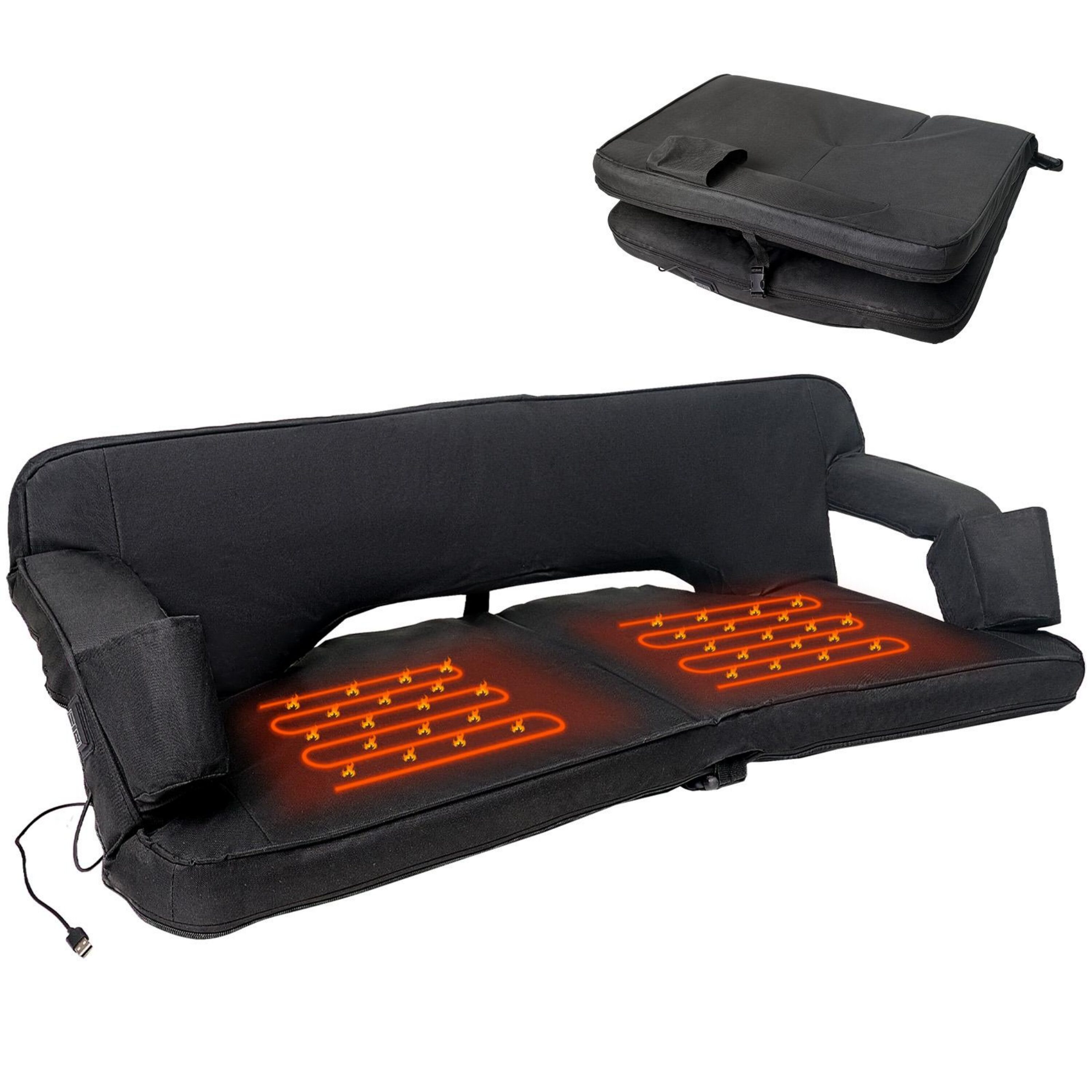 Esazn KTY-H-D-LYU 37x 15.4 Polyester Heated bleacher seat