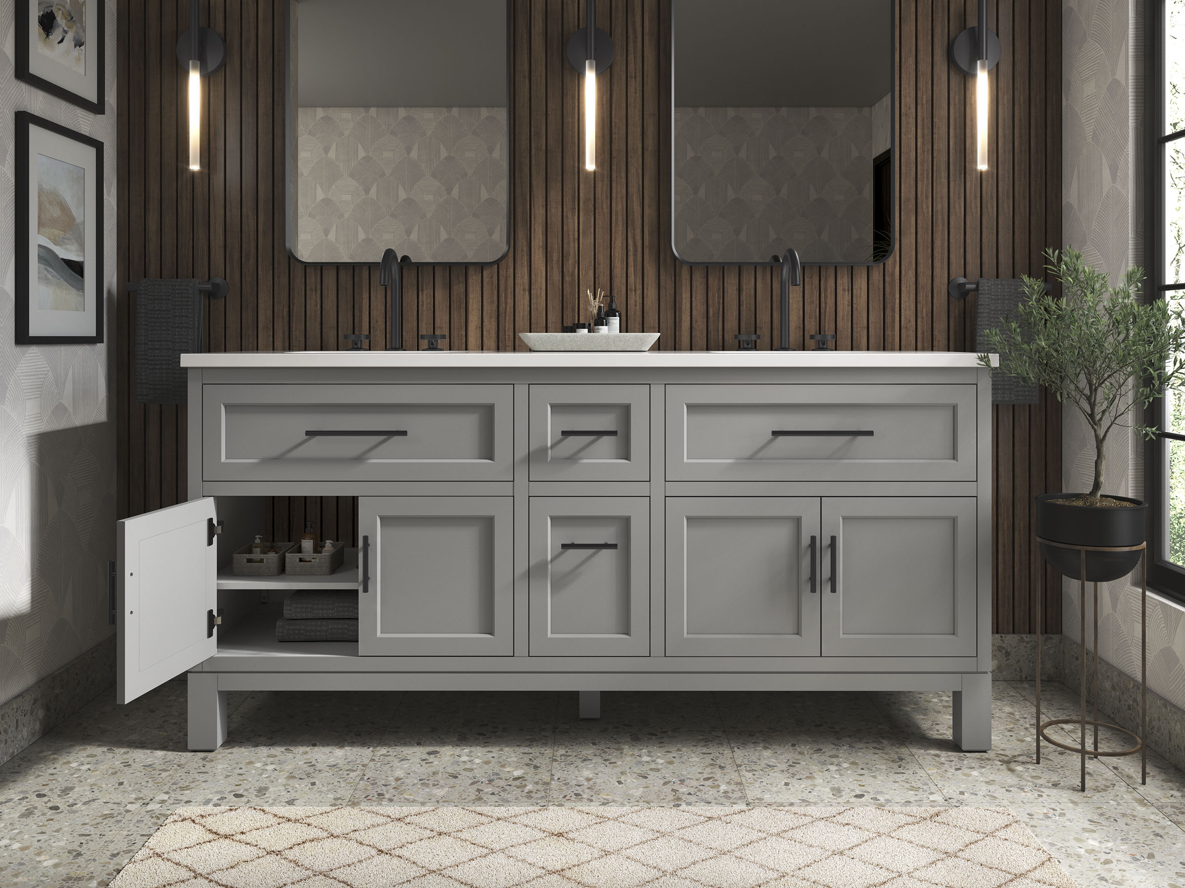 KOHLER 31247-ASB-1WT Bath-Vanity-Combo - View #9