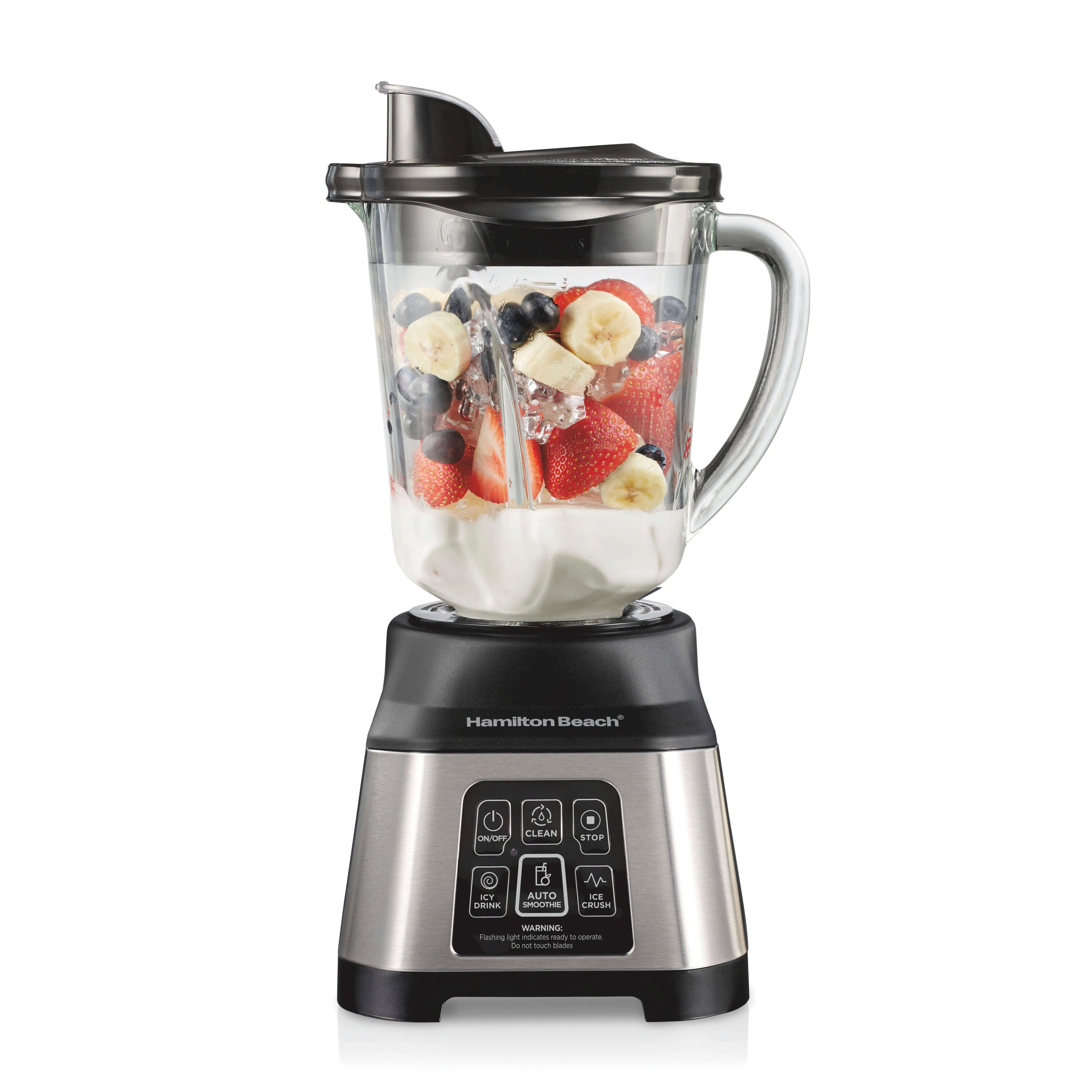 Hamilton Beach 56208 40-oz 3 -Speed Countertop blender ( Stainless Steel )