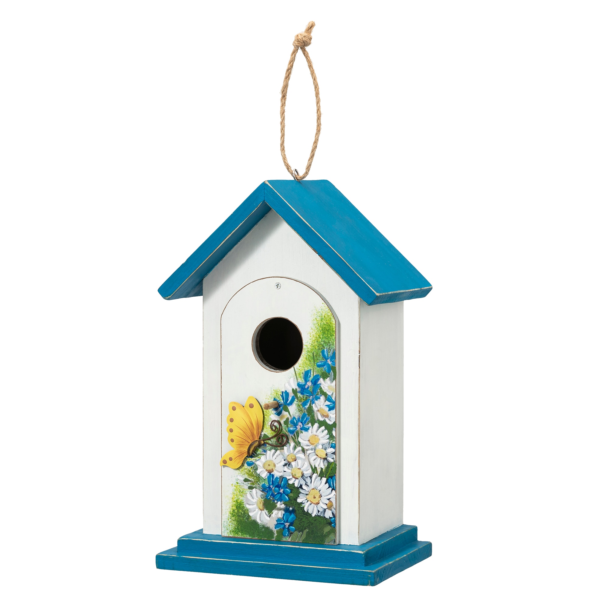 Glitzhome 2003100050 Wood Hanging Hopper Bird feeder - 3-lbs