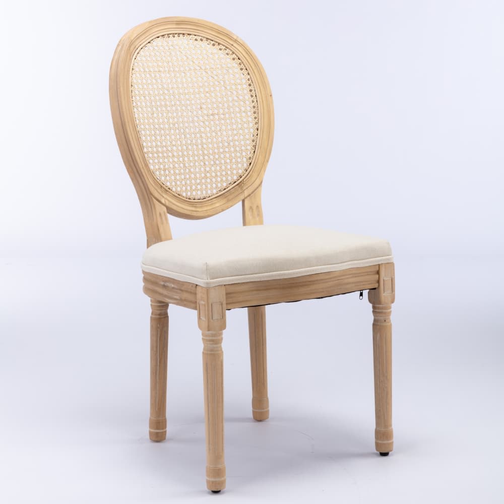 Maison Boucle KITO-CHAIR-BEIGE-4 Dining-Chairs - View #4