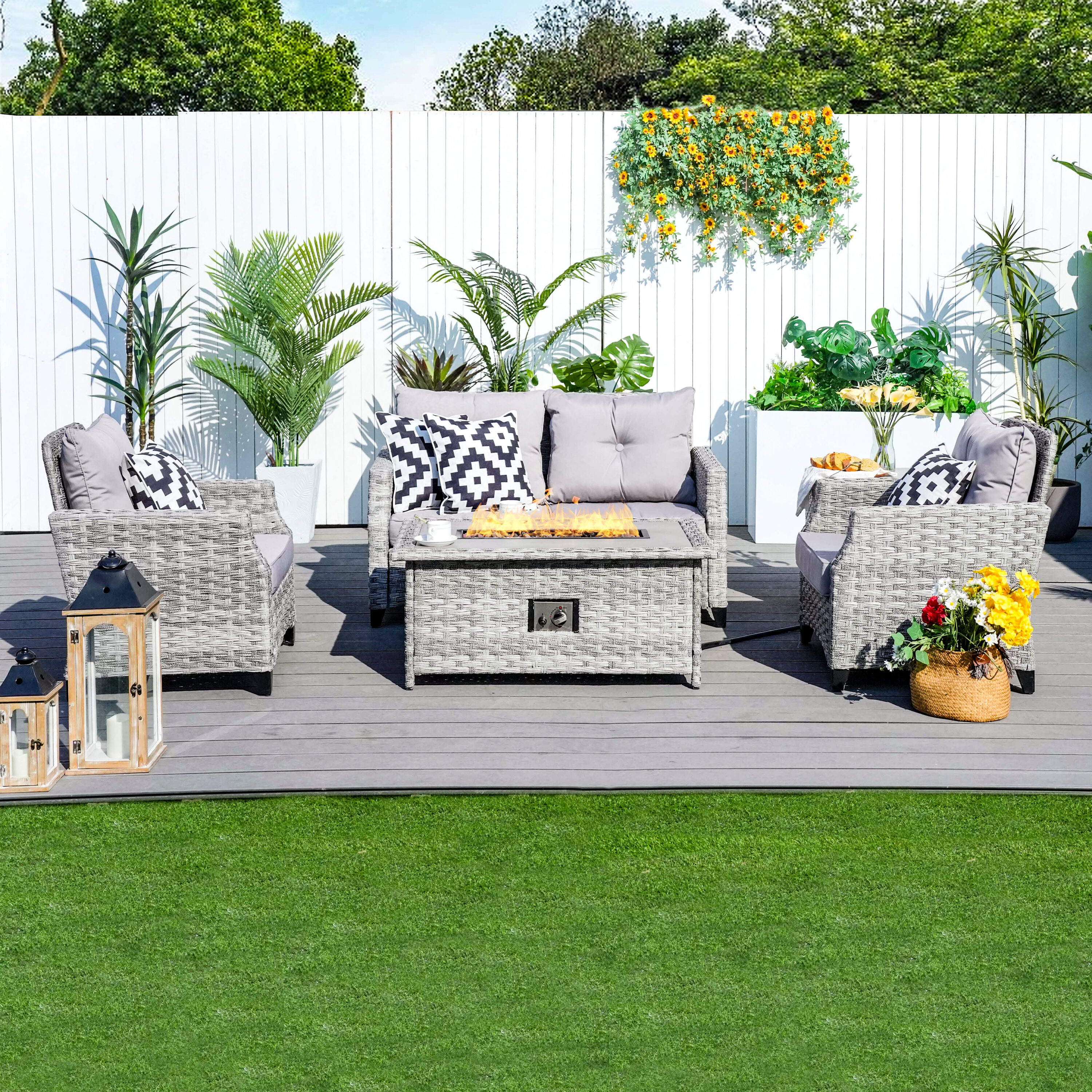Moda Furnishings PAF-1801 Patio-Conversation-Sets - View #4