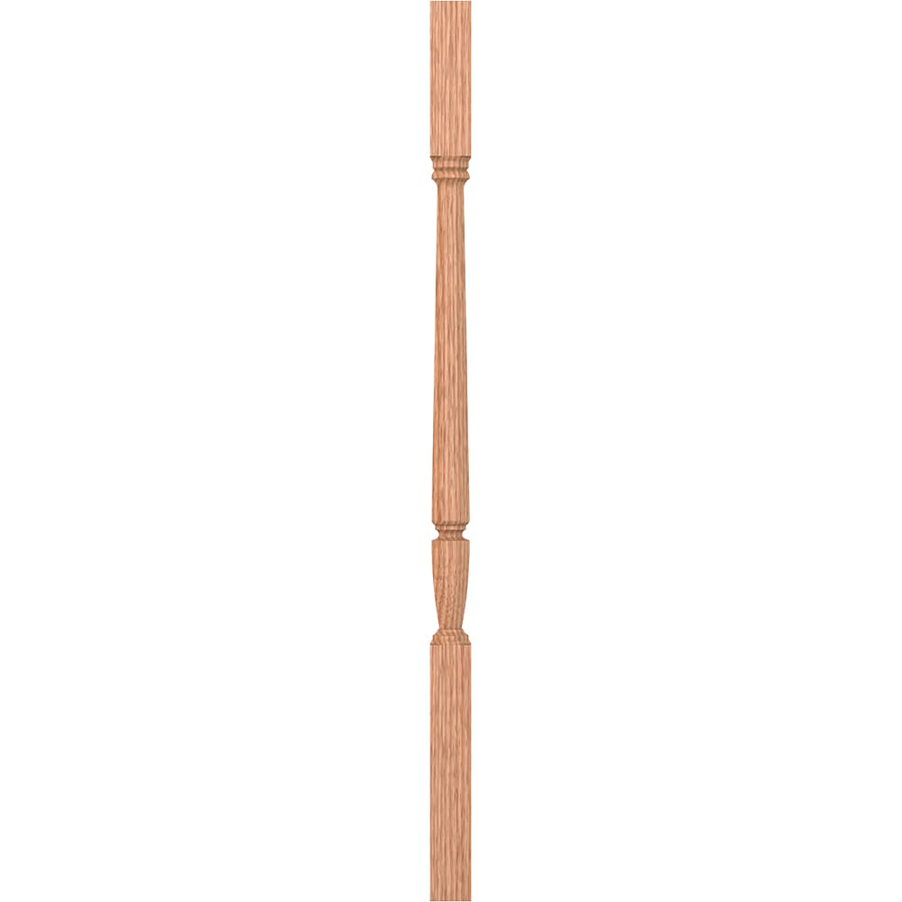 L.J. Smith Stair Systems LJP-20058-O 38 38-in x 1.75-in Unfinished Red Oak Square Top Stair Baluster