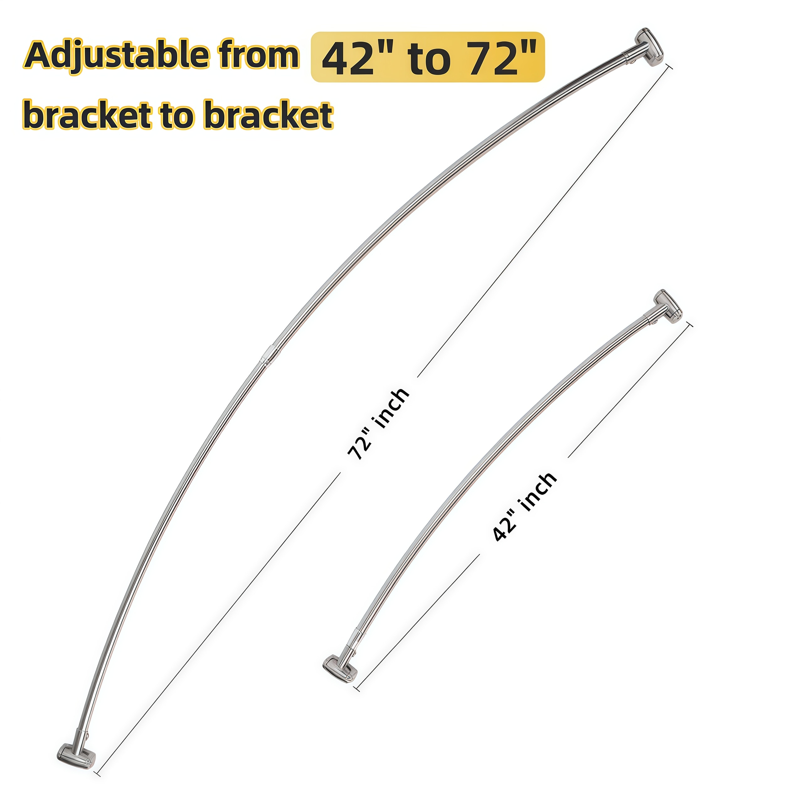 Numhew NHSEAN7867 Shower-Rods - View #4