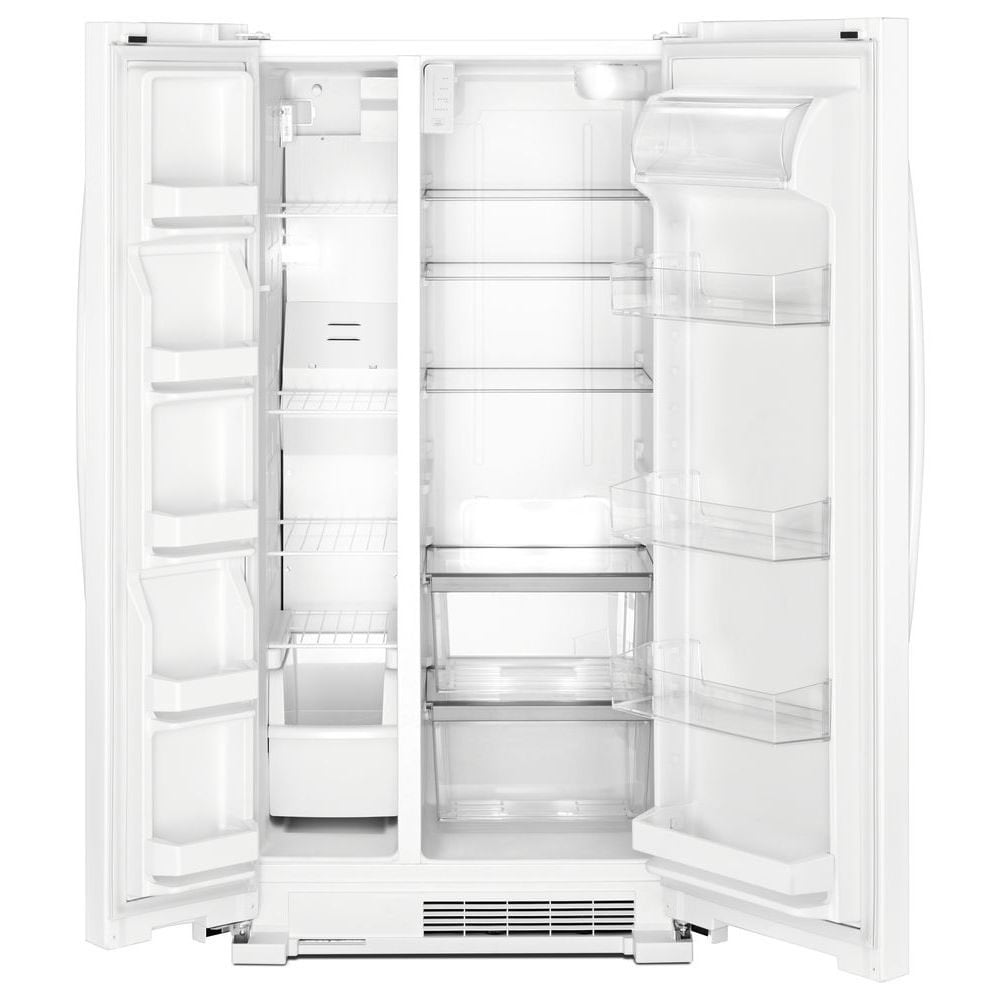Whirlpool 21.7-cu ft Side-by-Side Refrigerator (White) in the Side-by ...