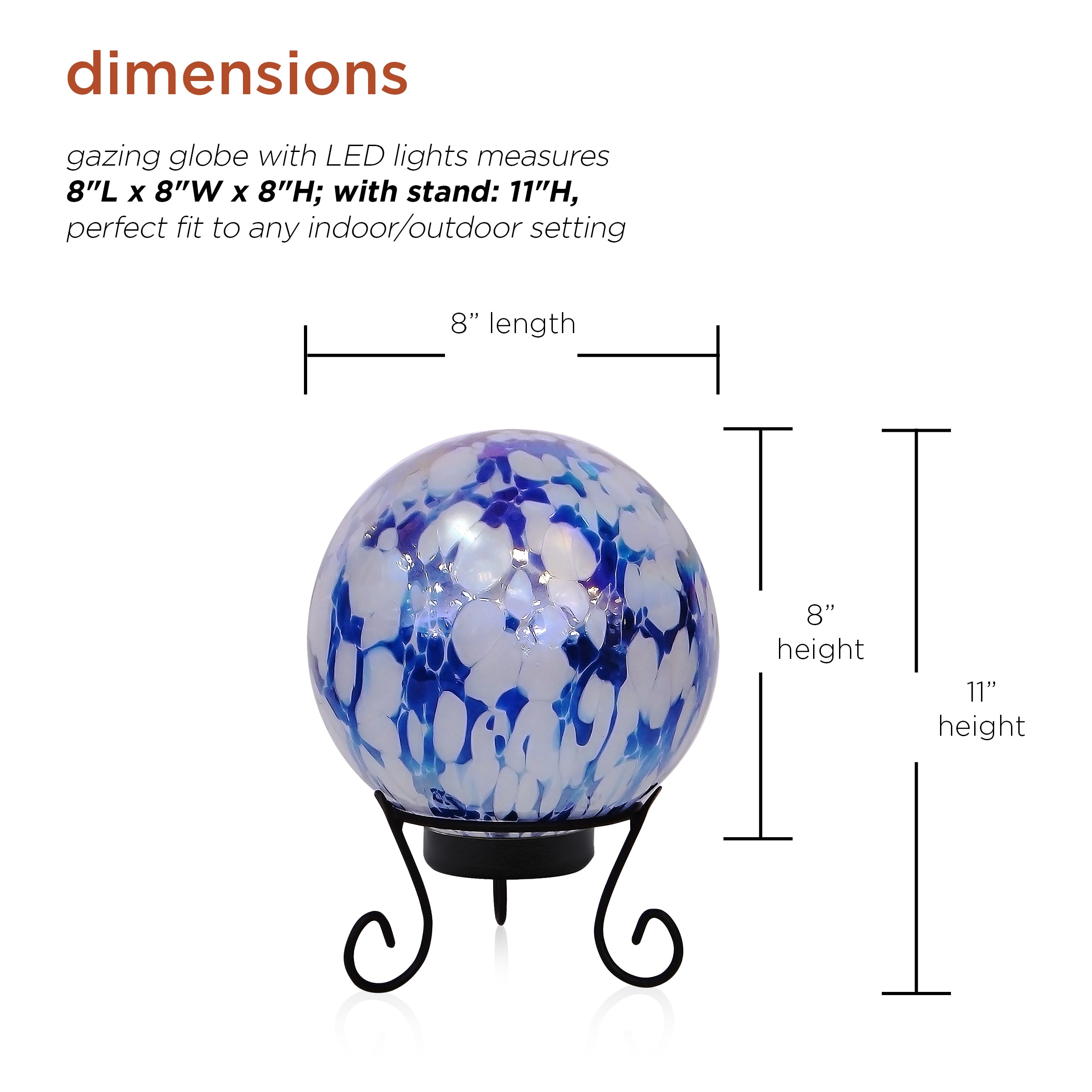 Alpine Corporation HGY308A-TM Gazing-Ball-Stand - View #3