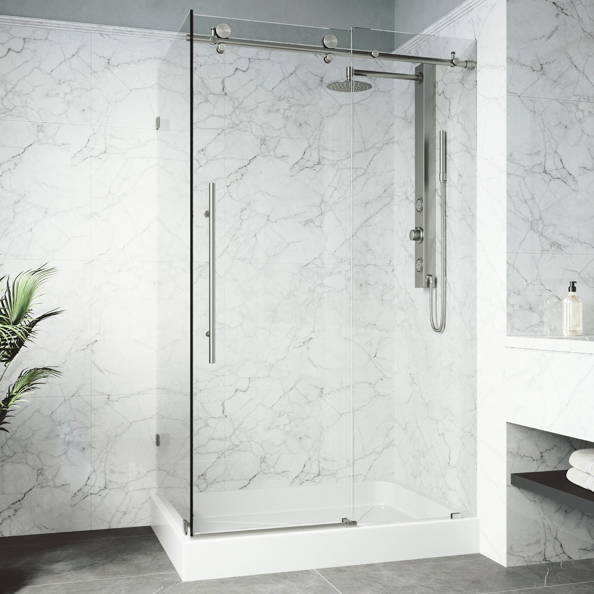 Stainless Steel Shower Enclosures and Pans