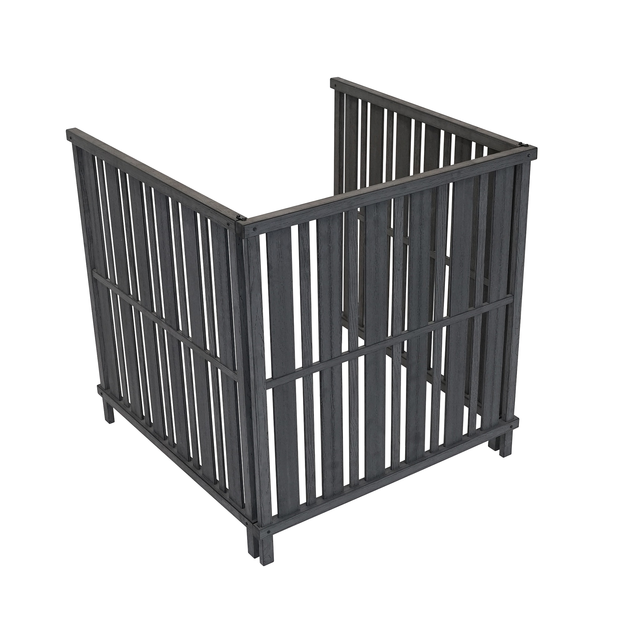 Enclo Privacy Screens EC18026 Roanoke Freestanding 40.875-in W x 42-in H Charcoal Vinyl/Polyresin Outdoor Privacy Screen