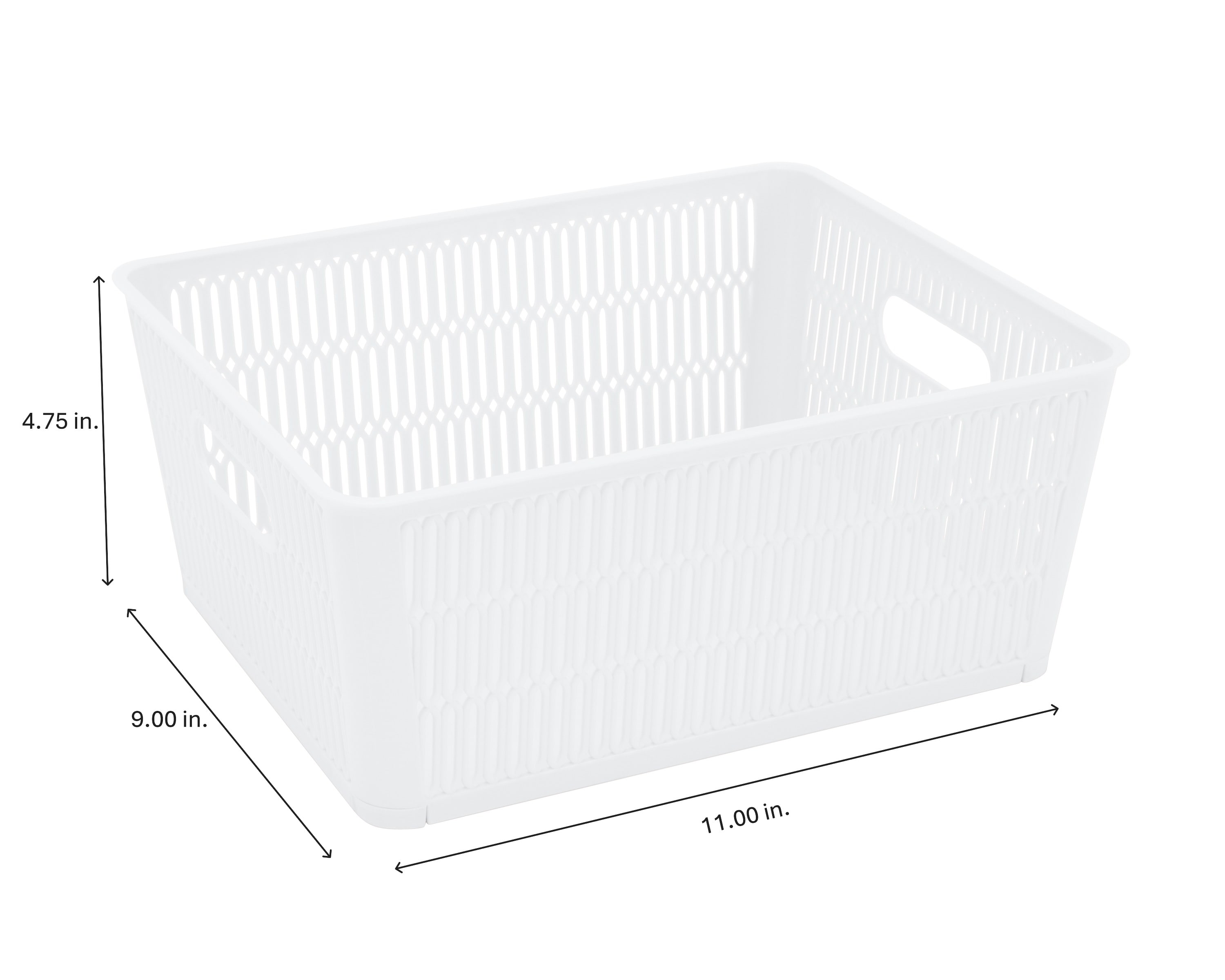 Simplify 25930-WHITE Bins-Baskets - View #7