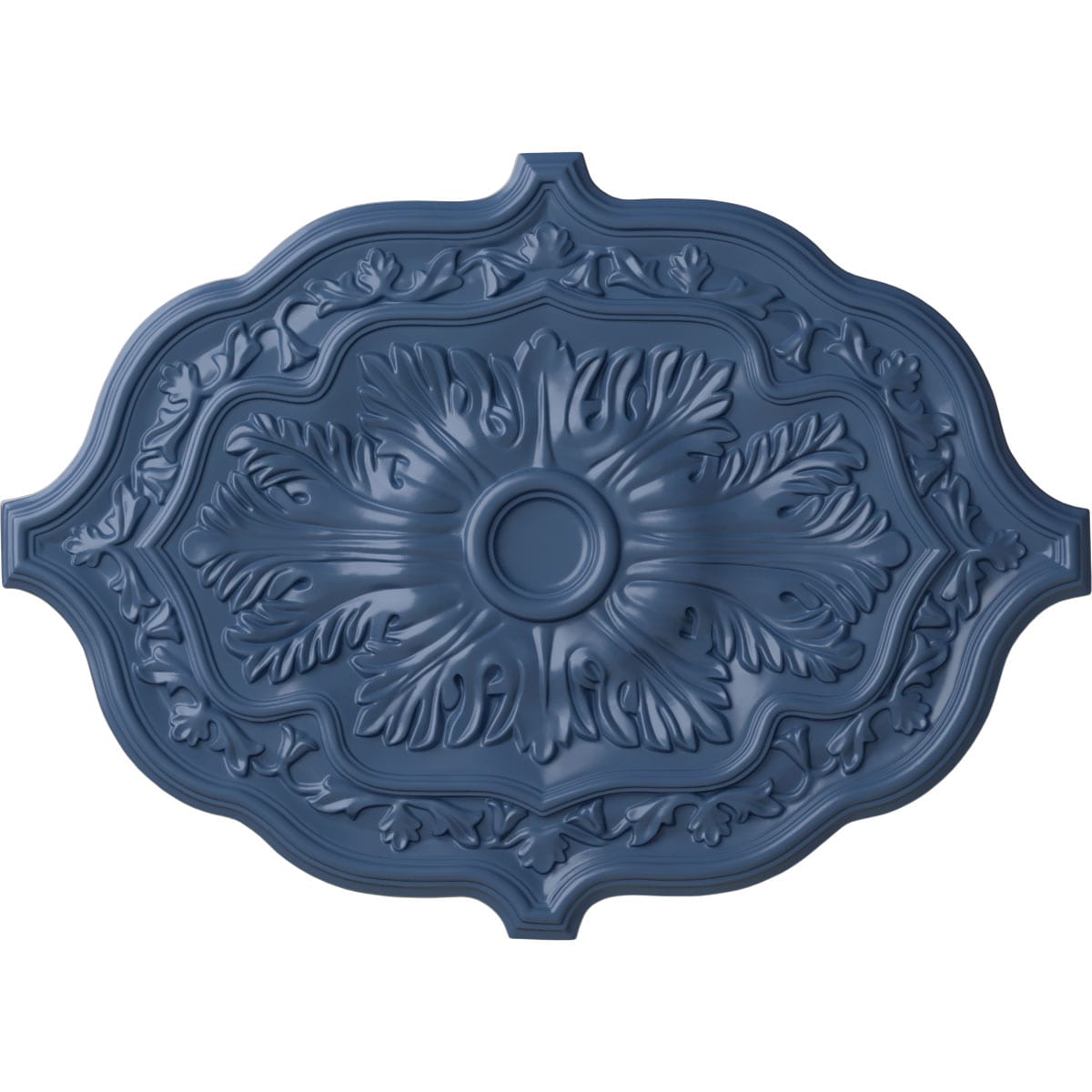 Ekena Millwork CM36X26PEAMF Pesaro 36-in W x 36-in L Americana Polyurethane Ceiling Medallion
