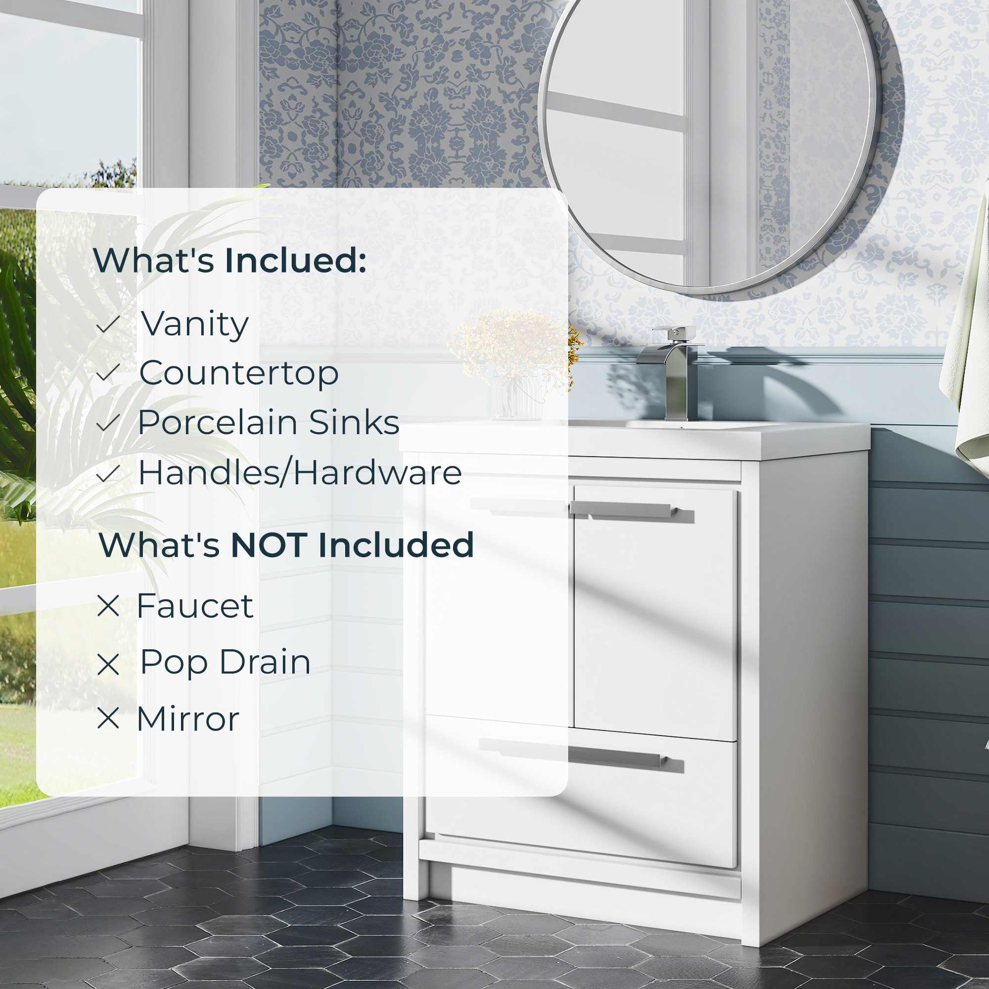 FURUISI LL31001W-30IN Bath-Vanity-Combo - View #3