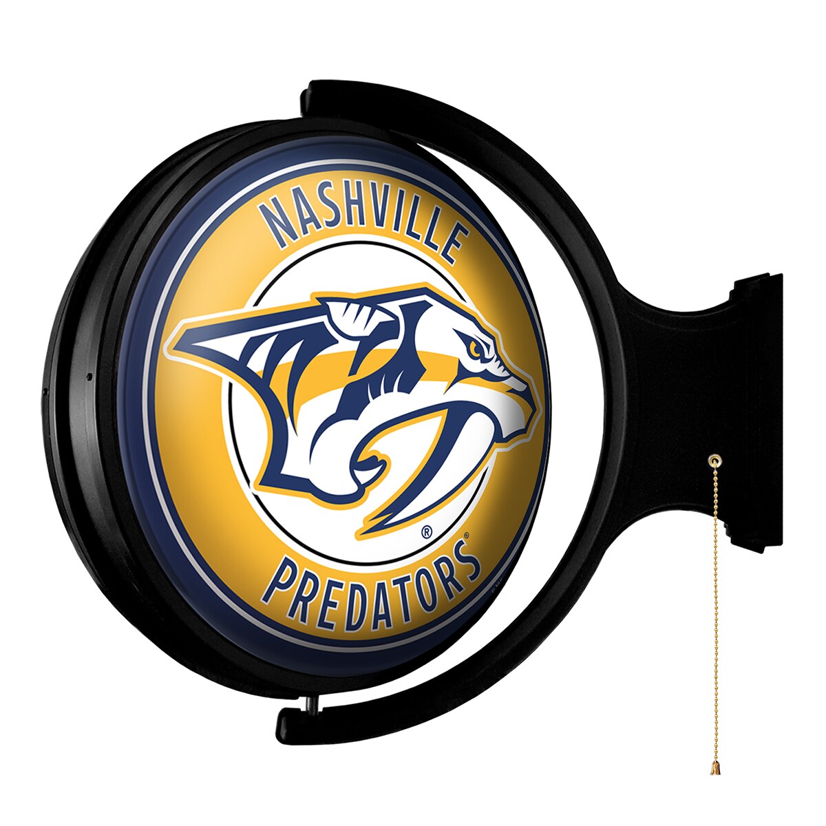 Nashville Predators Original Round Rotating Lighted Wall Sign