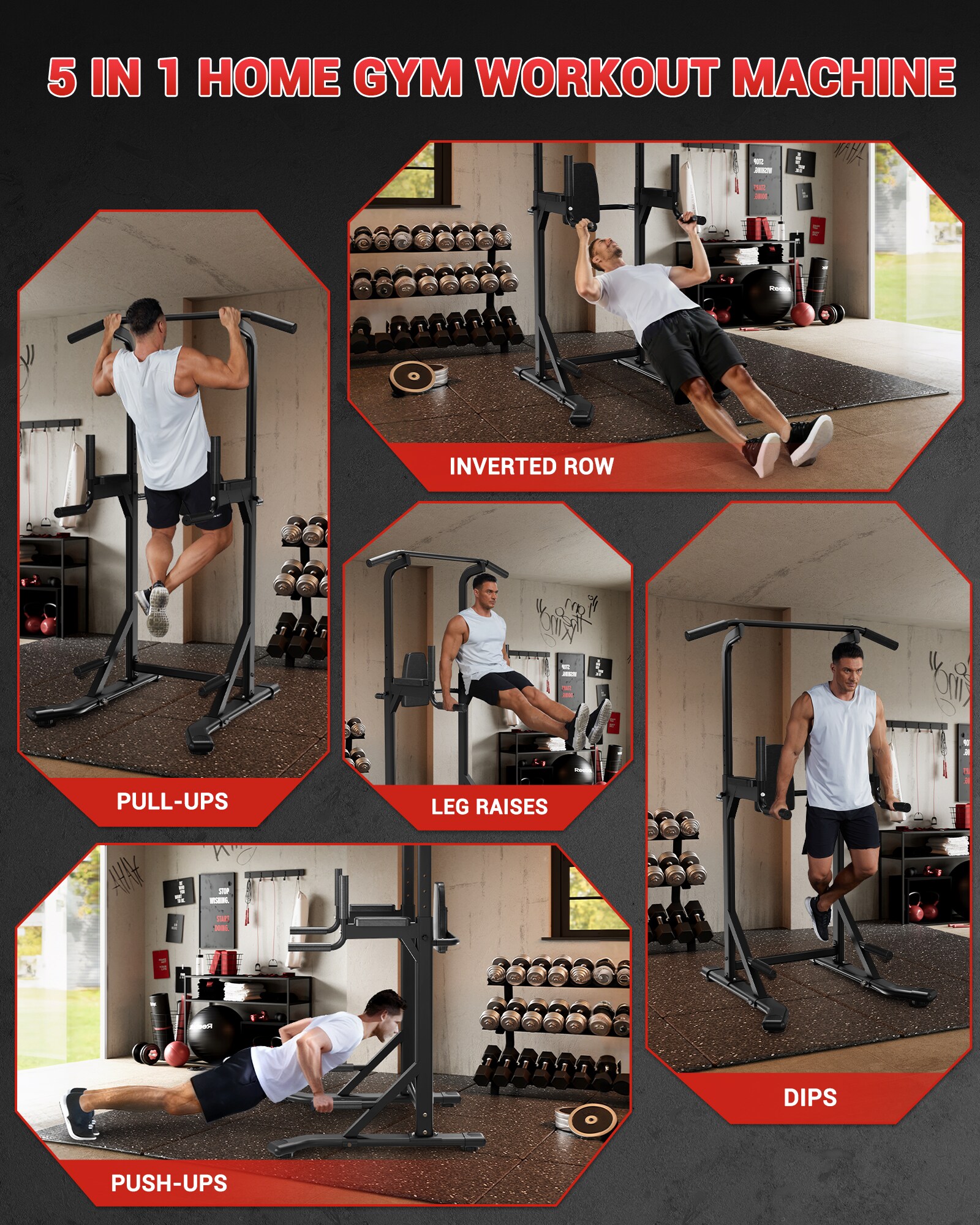 Garvee GJMQTUNVO416 Pull-up-Push-up-Bars - View #6