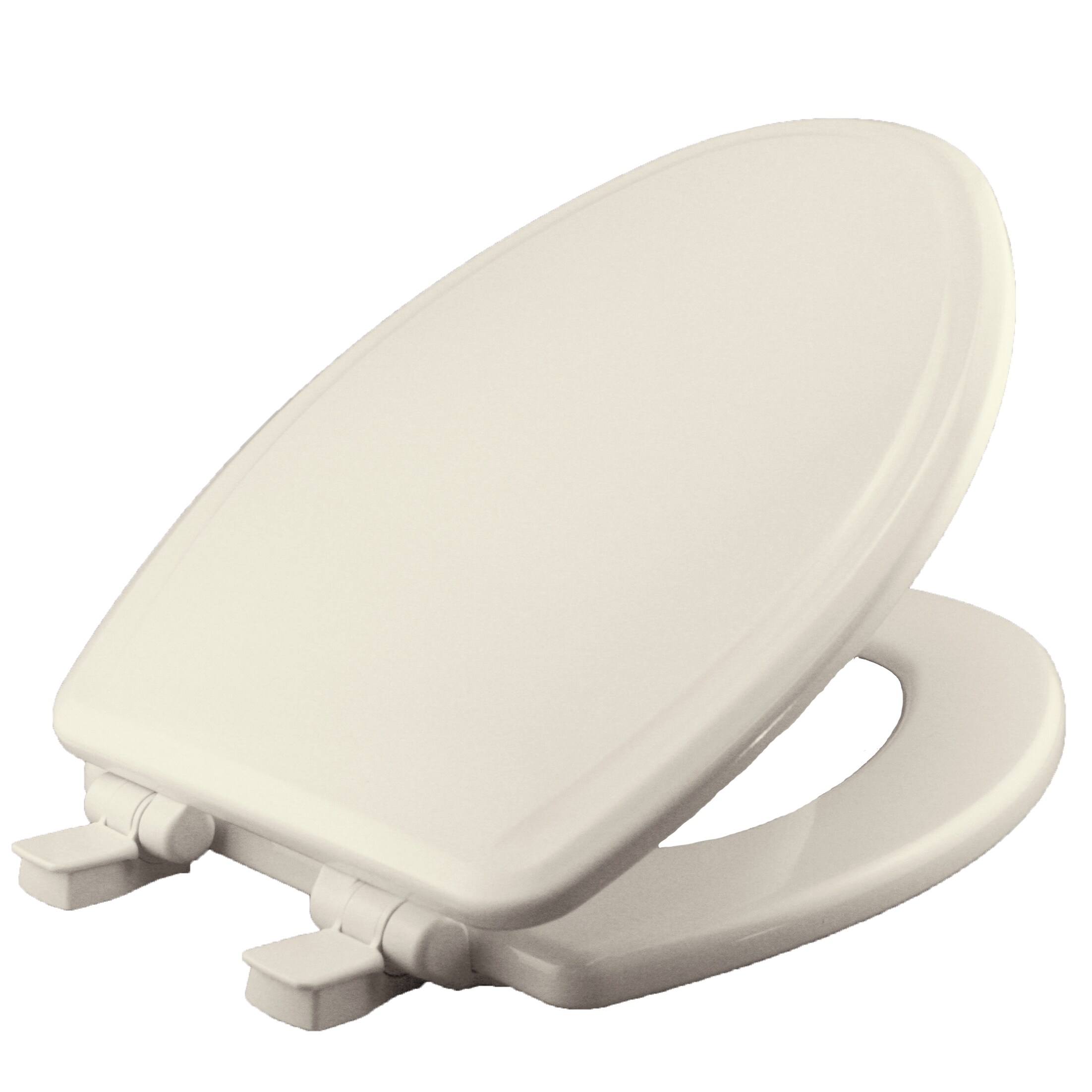 Church Wood Biscuit Elongated Soft Close Toilet Seat At Lowes.com