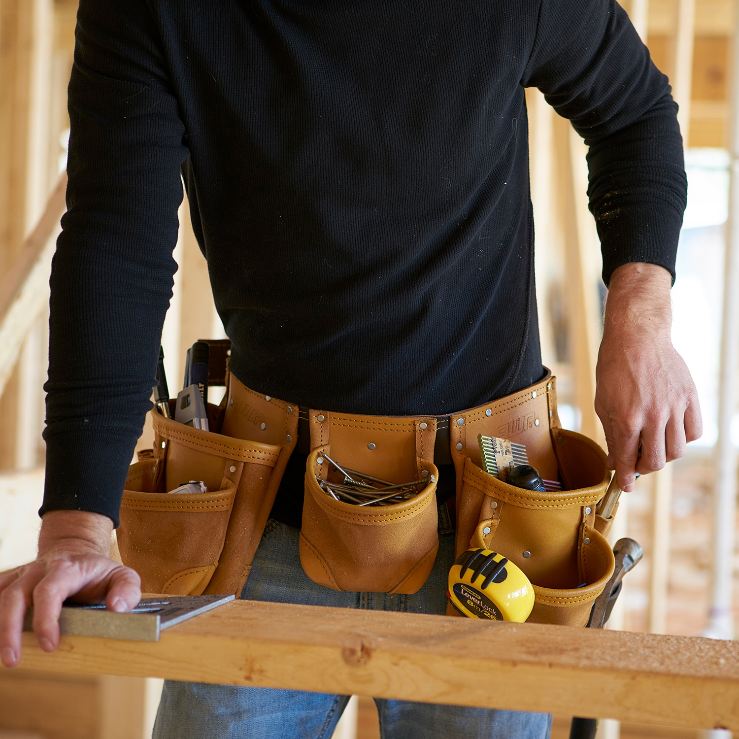 AWP General Construction Leather Tool Apron in the Tool Belts ...