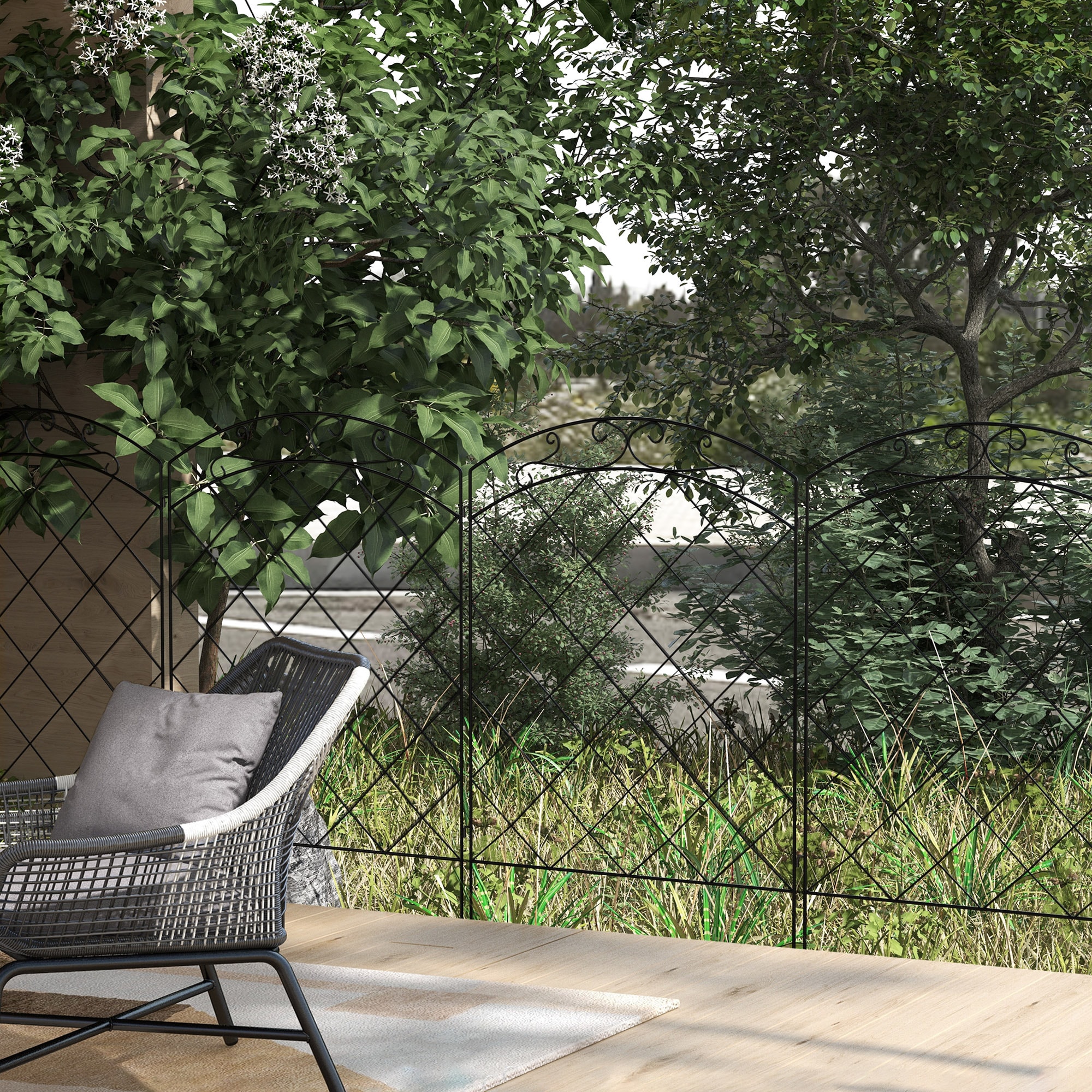 AHIOU HOME ZAAHG-P174525GF Garden-Utility-Fencing - View #4