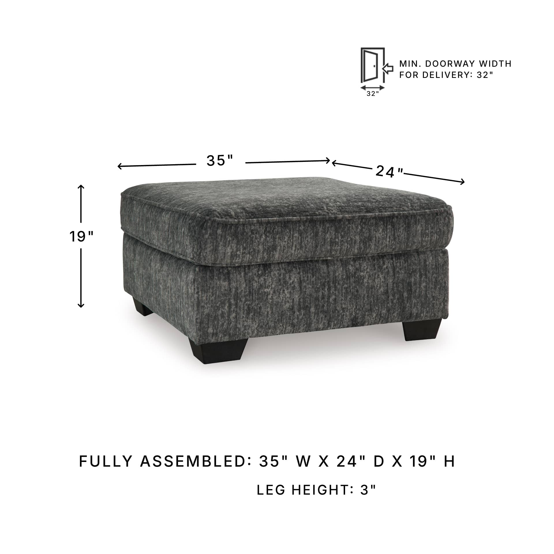 Signature Design by Ashley 5050414 Indoor-Ottomans - View #4