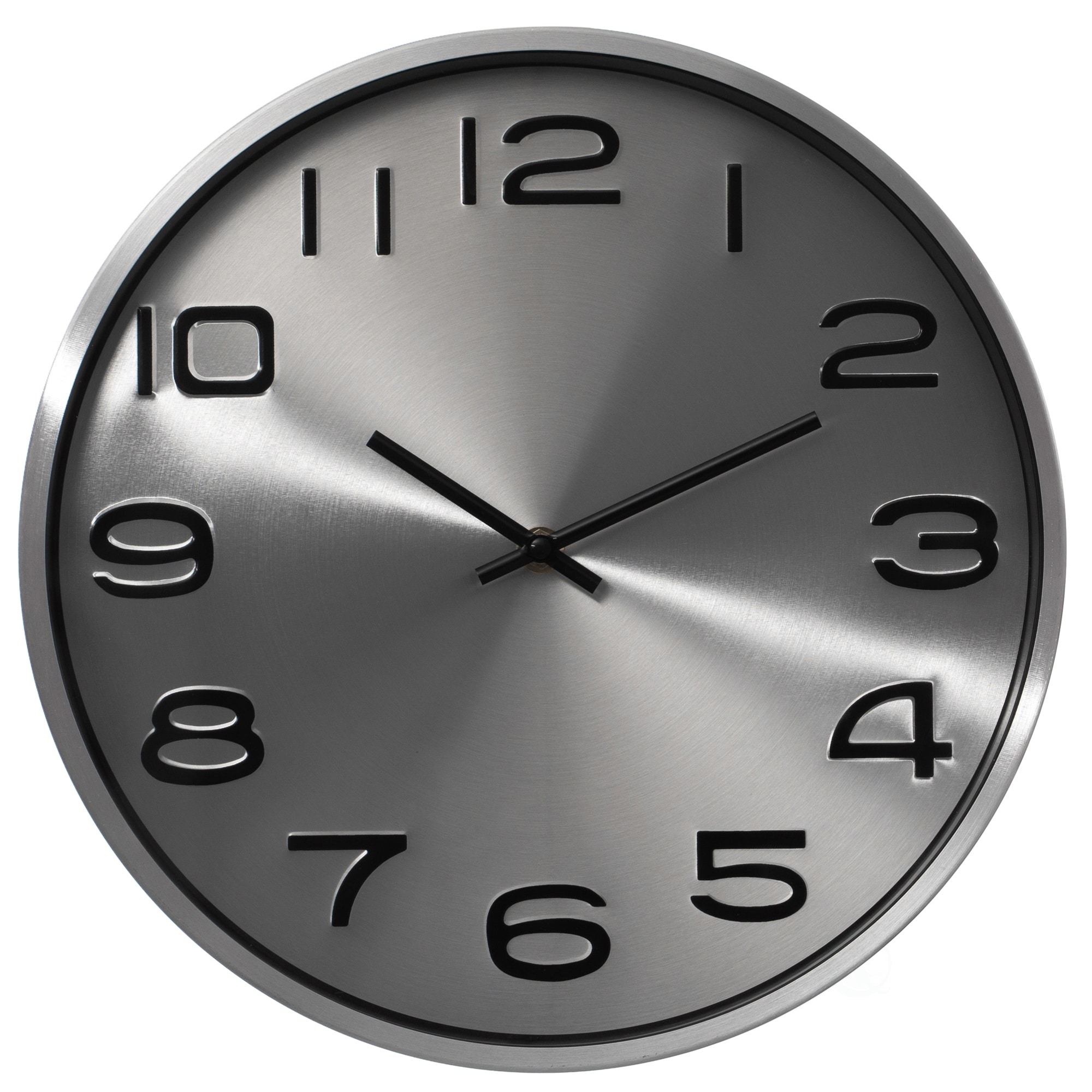 Clockswise QI004511.SI Analog Round Wall Modern