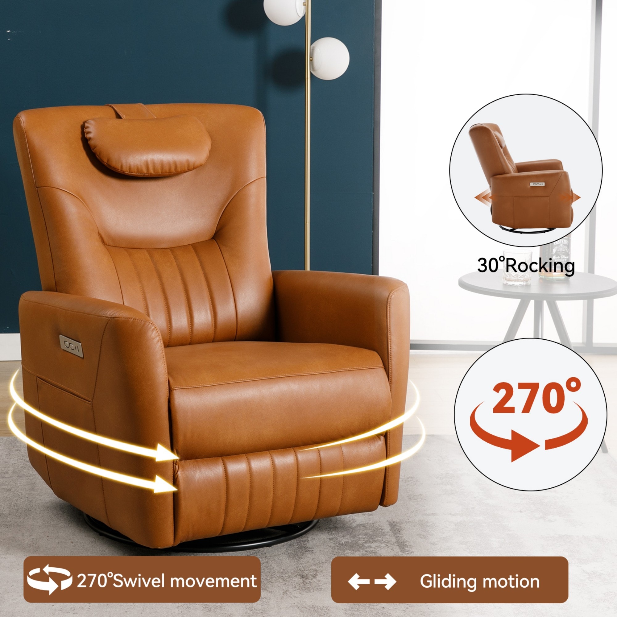Boyel Living BL-CM808YE recliners - View #8