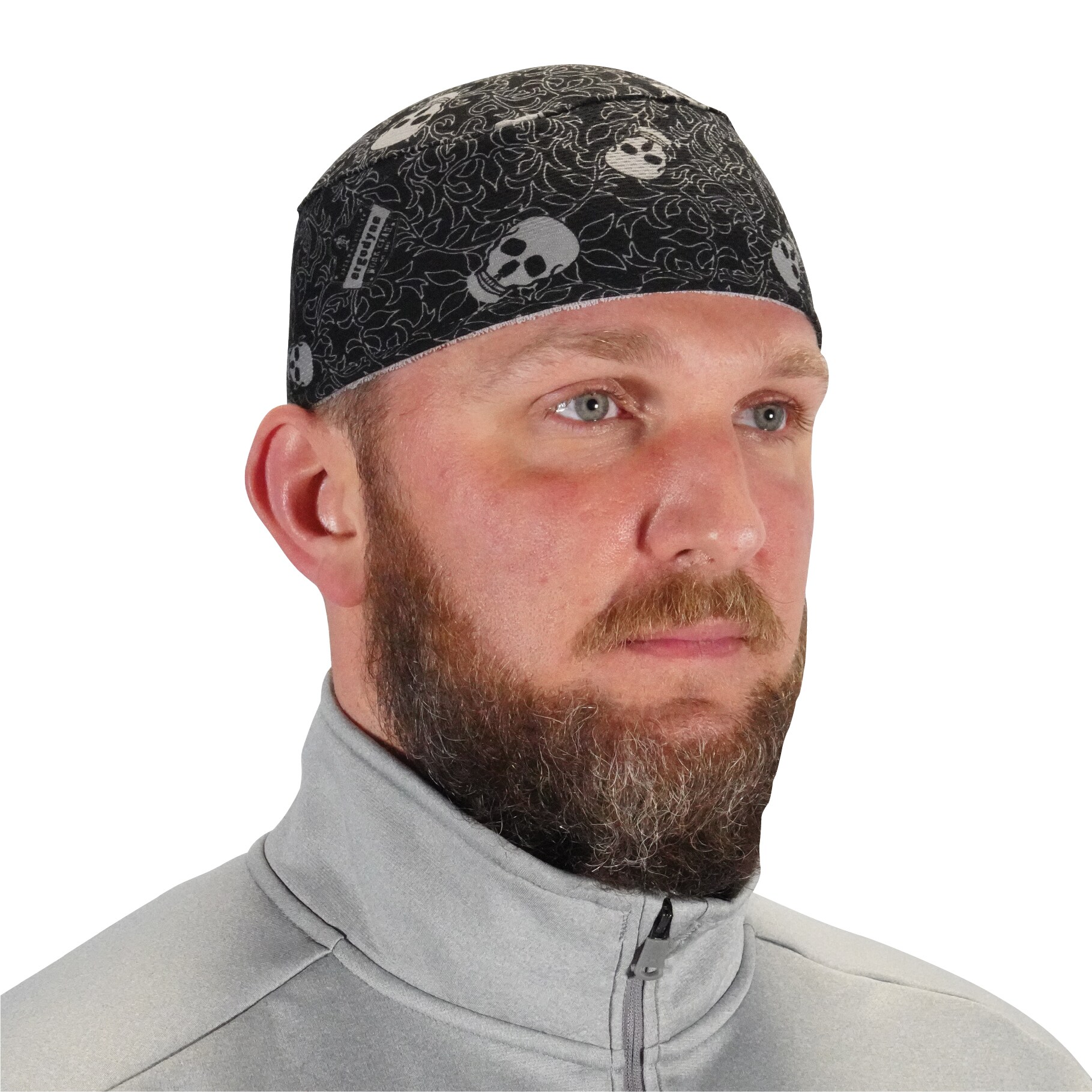Chill-Its Adult Unisex Skulls Synthetic Cooling Hat in the Hats