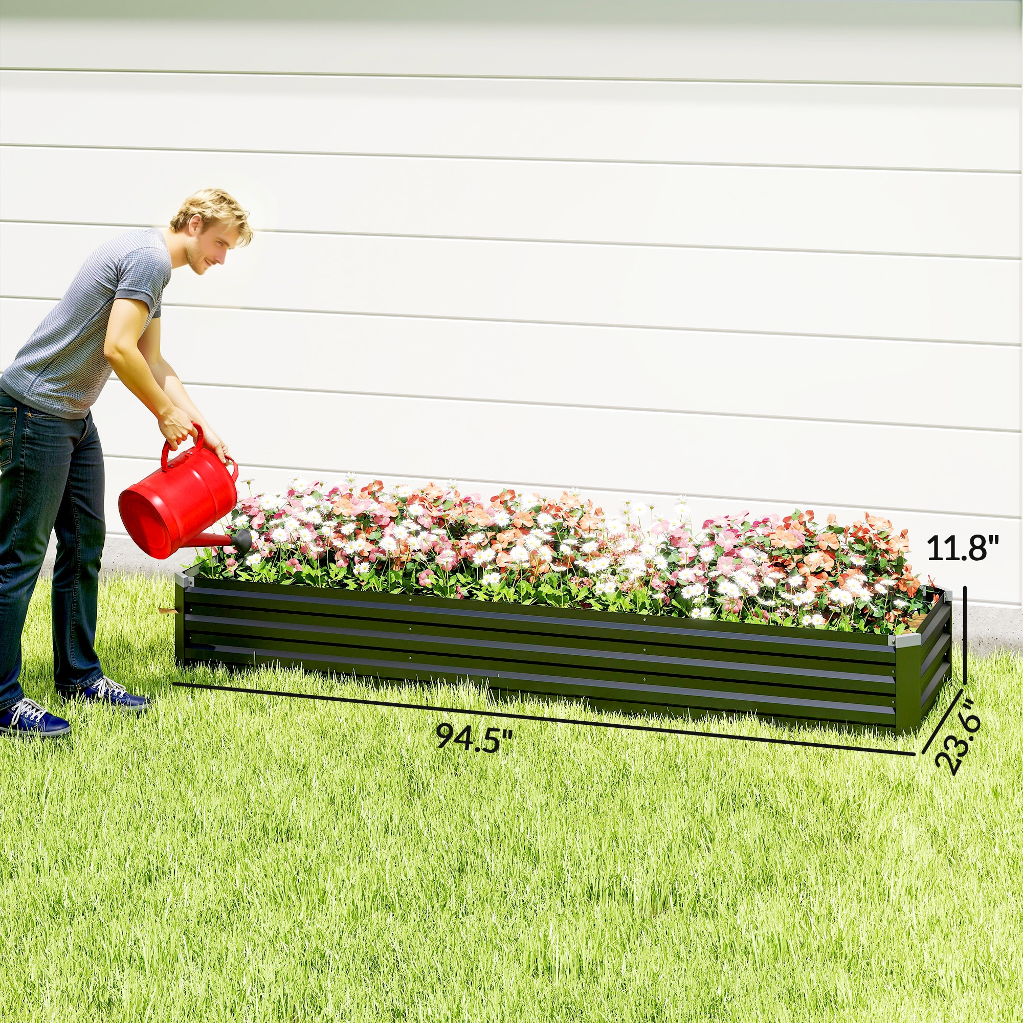 Outsunny 84H-110V00CG Raised-Garden-Beds - View #3