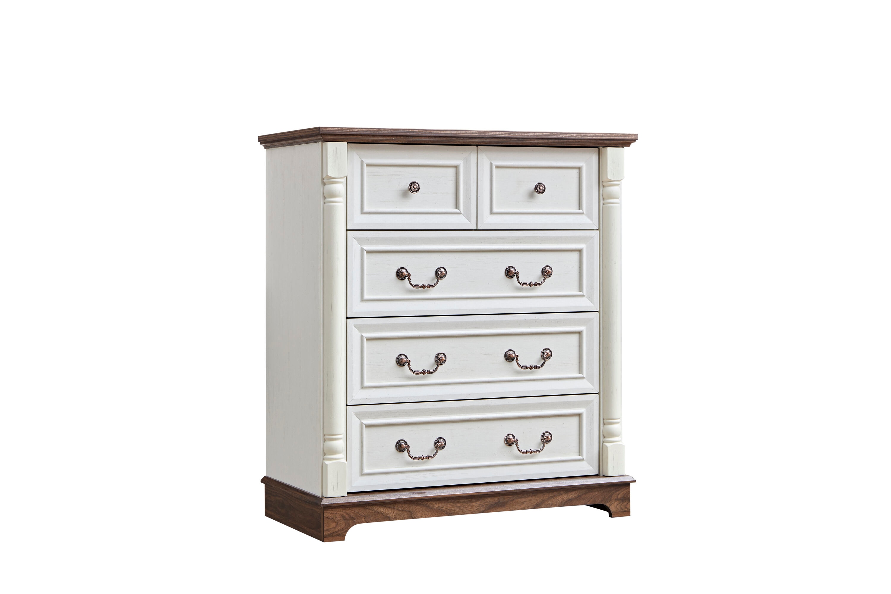 Flynama Brown Wood Grain 3-Drawer 15.75-in File Cabinet