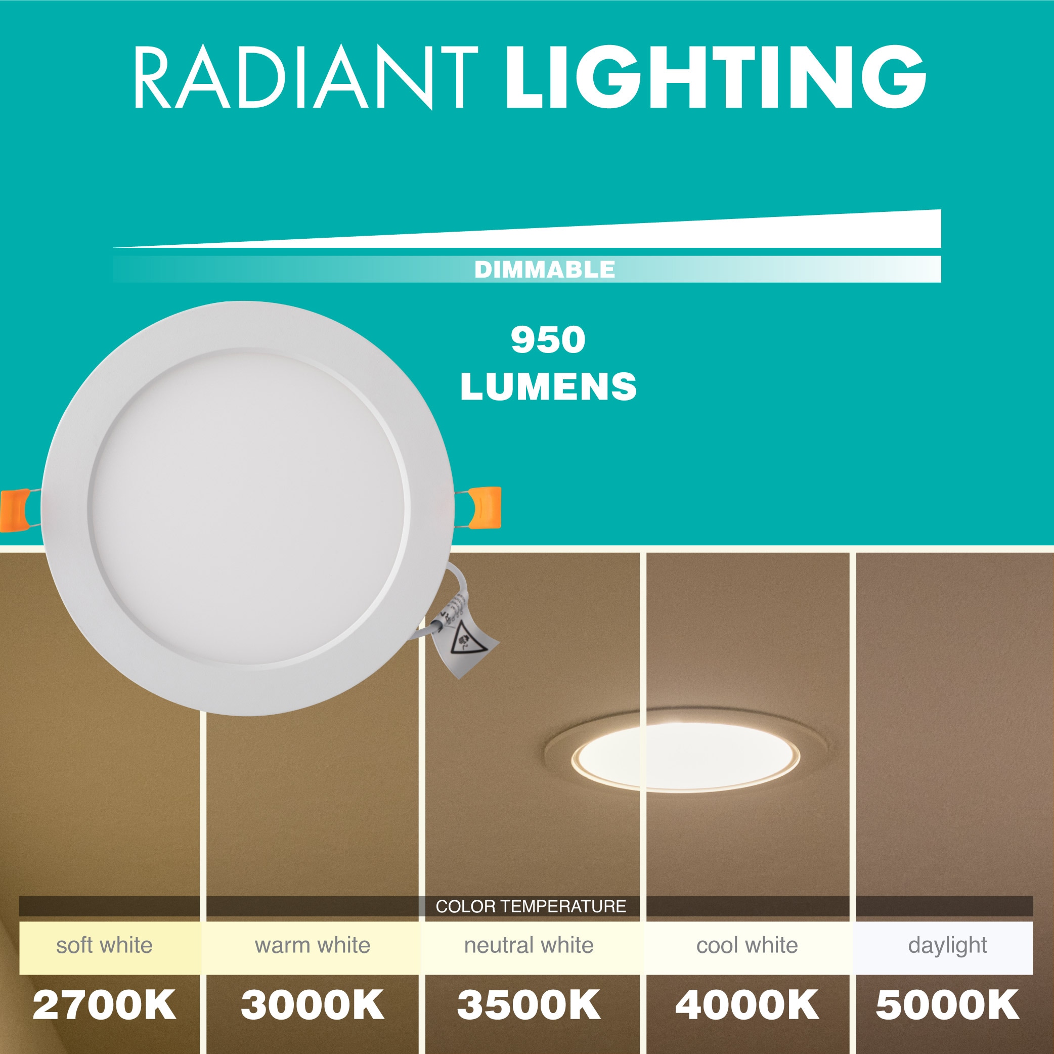 Simply Conserve L12DLR62750DADJ4PK Led-Retrofit-Downlight - View #4