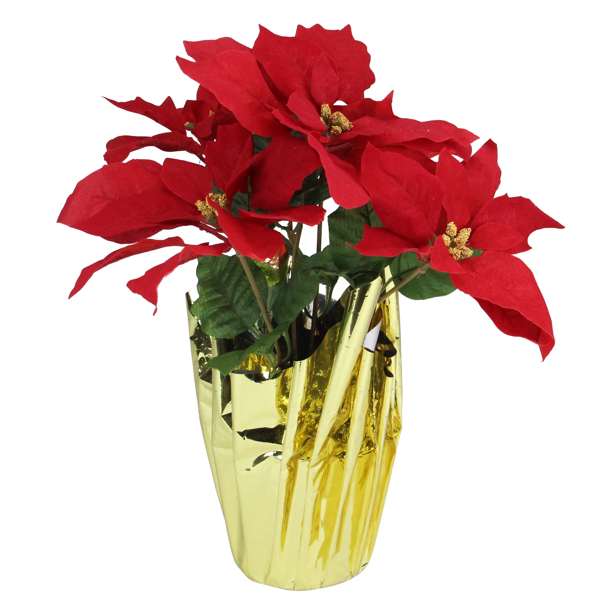 Northlight 33406653 16-in Tabletop Decoration Poinsettia Christmas Decor