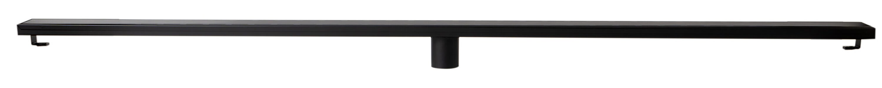 59'' Black Matte Stainless Steel Linear Shower Drain