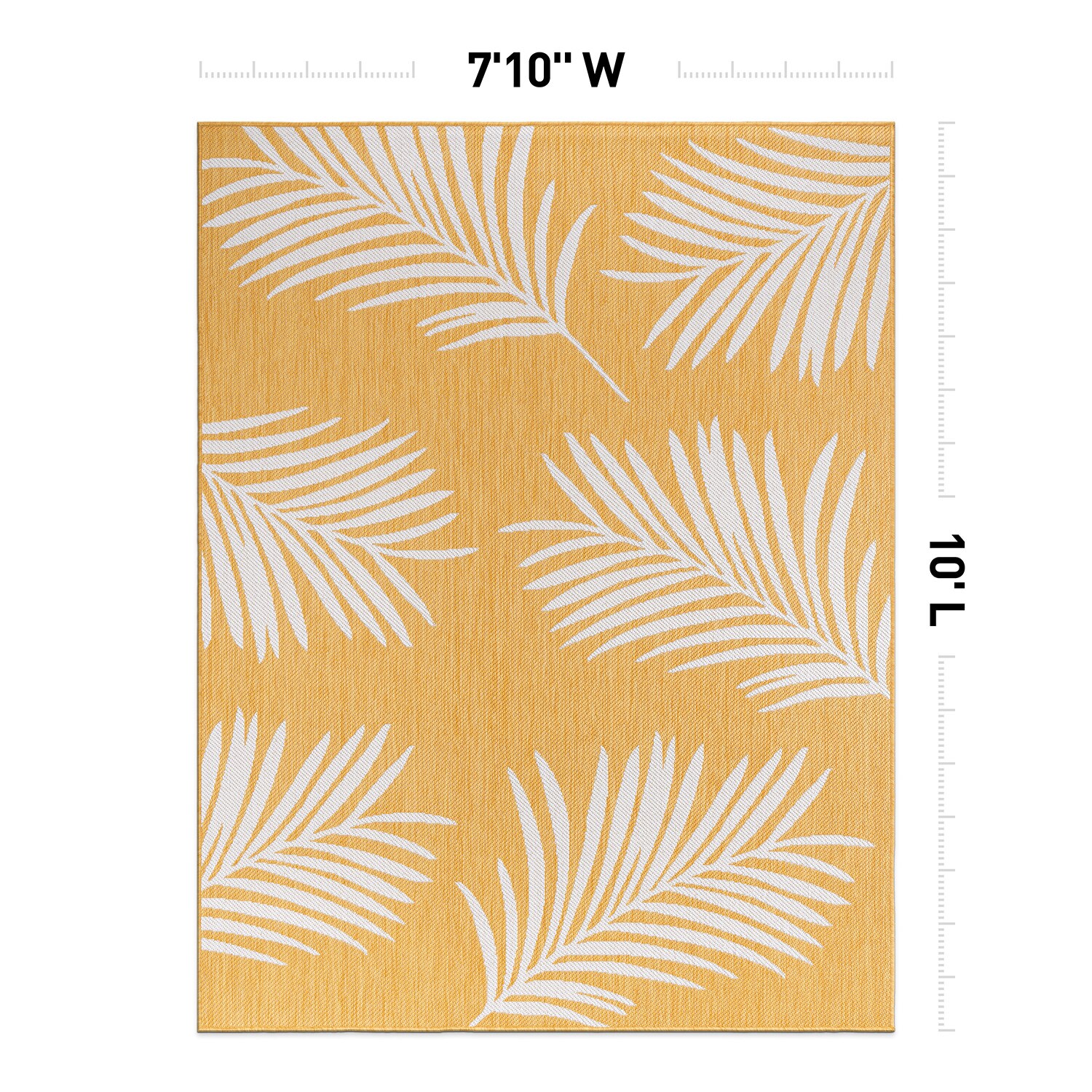 World Rug Gallery 111YELLOW8X10 rugs - View #3