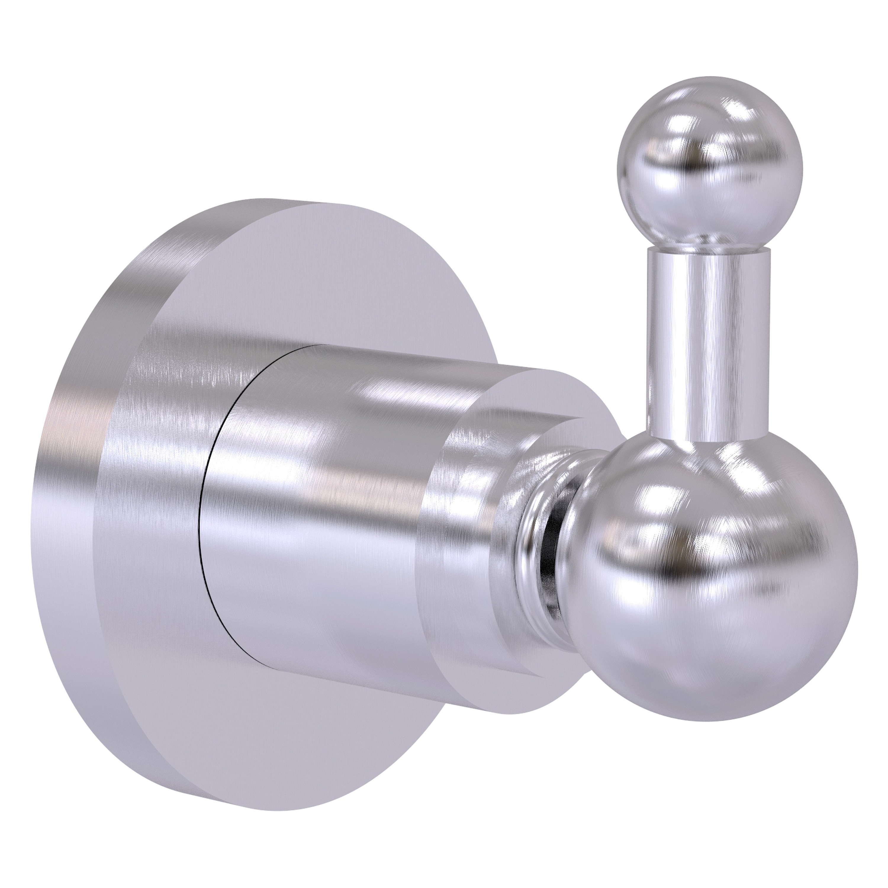 Allied Brass AP-20-SCH Astor Place Satin Chrome Single -Hook Wall mount Towel Hook