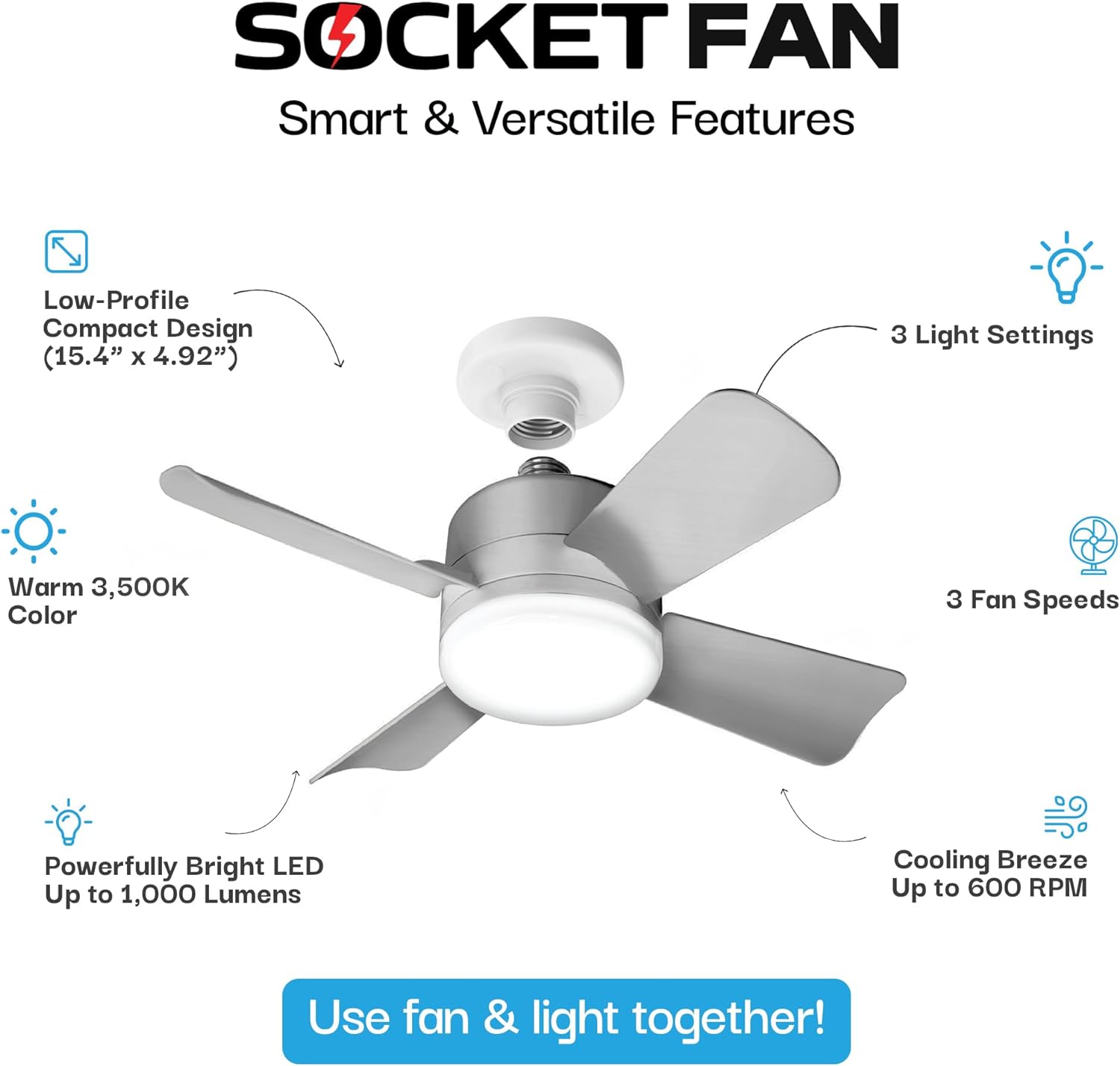 BELL + HOWELL 2222 Ceiling-Fans - View #2