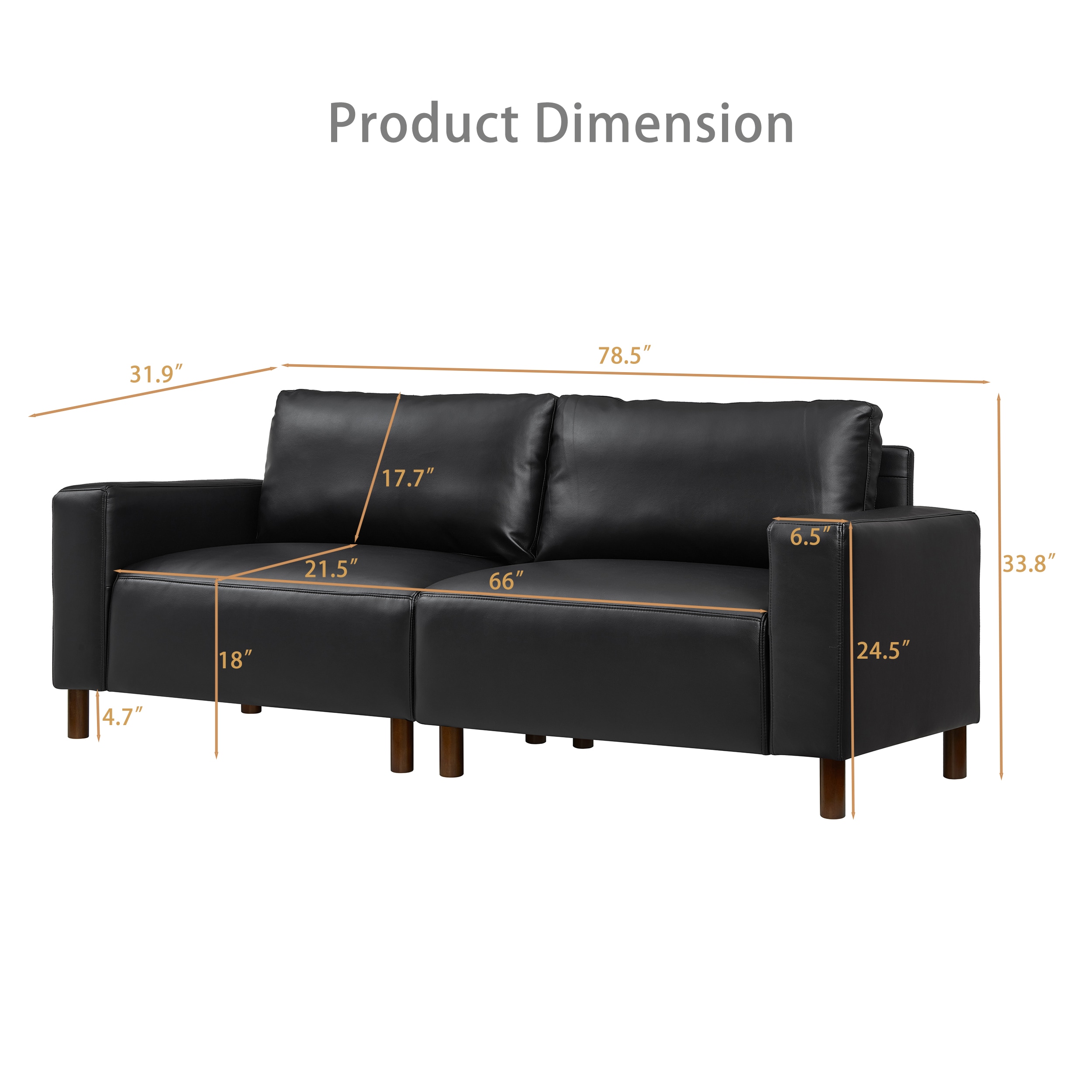 SINOFURN SYA3100057BG Sofas-Loveseats - View #3