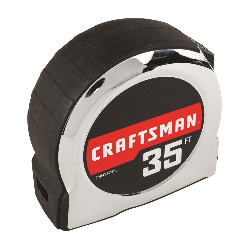 CRAFTSMAN CHROME 35-ft Tape Measure in the Tape Measures department at ...