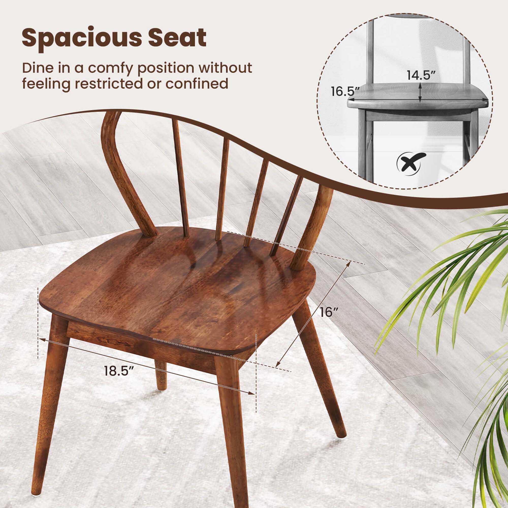 Costway HCST04715 Dining-Chairs - View #5