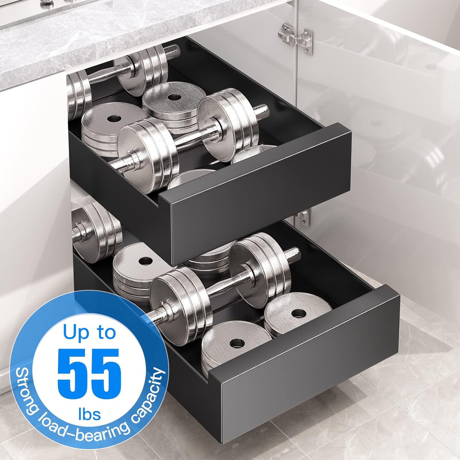 Kitstorack KS-B0D4-FHG341 Pull-Out-Cabinet-Baskets - View #4