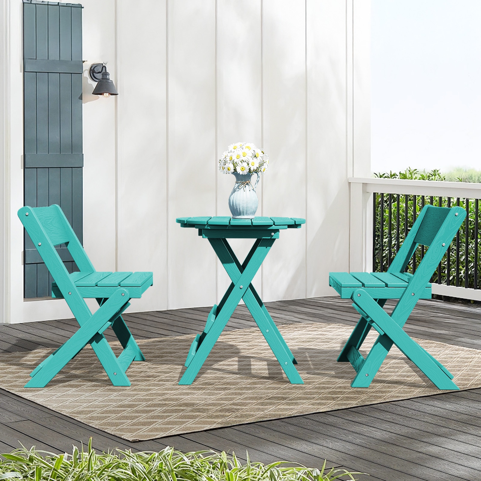VOUA 3XJGT-TE 3 -Piece Patio Conversation Set