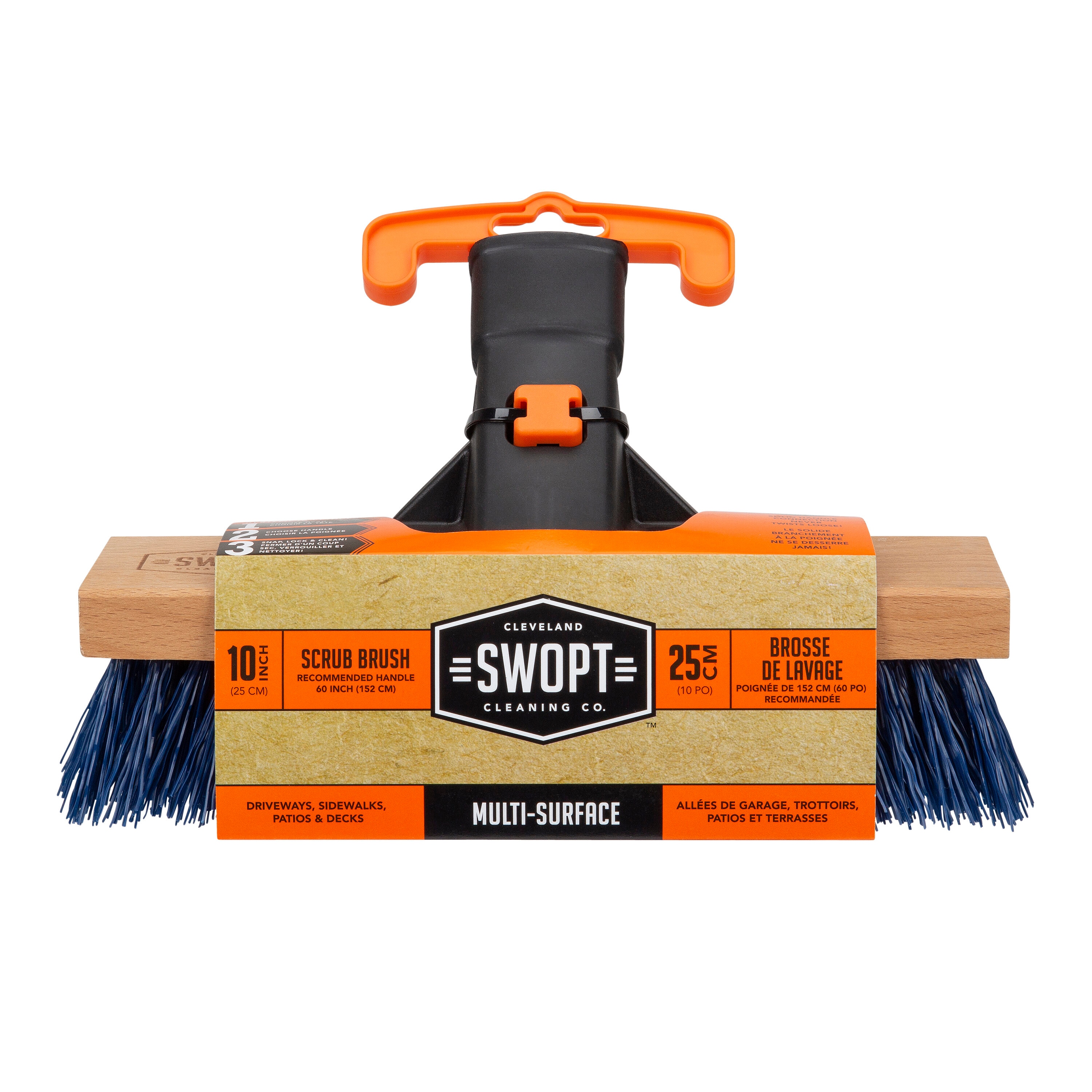 Standard Deck Scrub Brush - 10 H-3536 - Uline