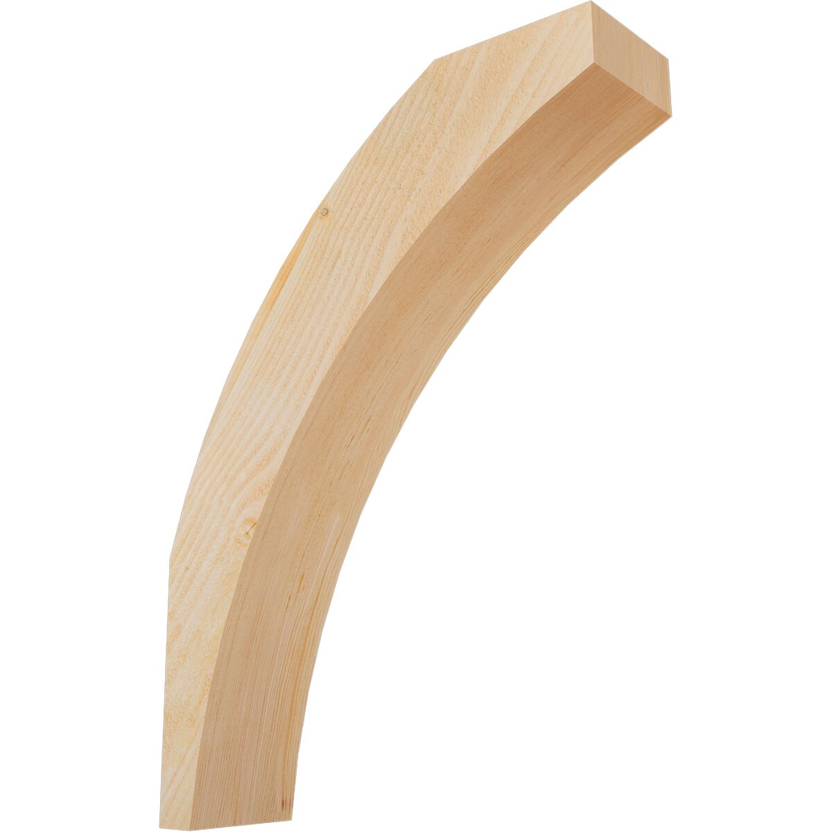 Ekena Millwork BRC06X22X30THR00RDF 6-in x 22-in x 30-in Douglas Fir Unfinished Wood Thorton Rough Sawn Knee Brace