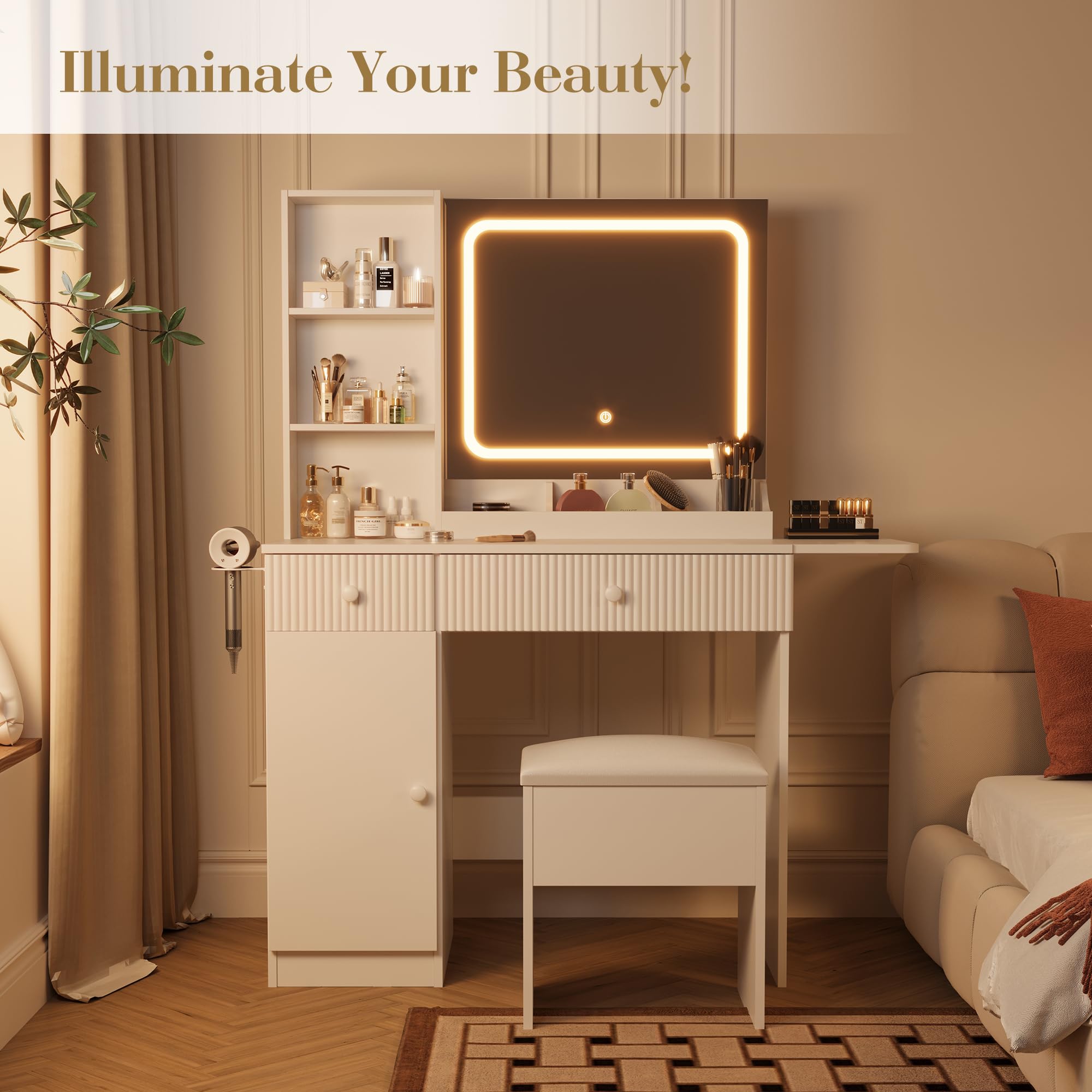 GarveeLife LSLX0401SZT001 Bedroom-Vanities - View #2