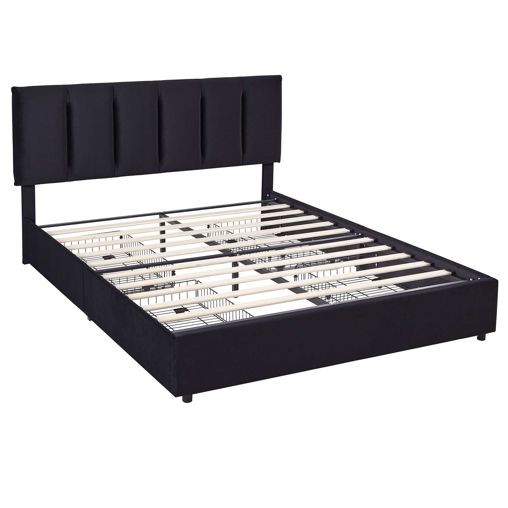 Vecelo LOE-CY-QB04-UP-BLK beds - View #2