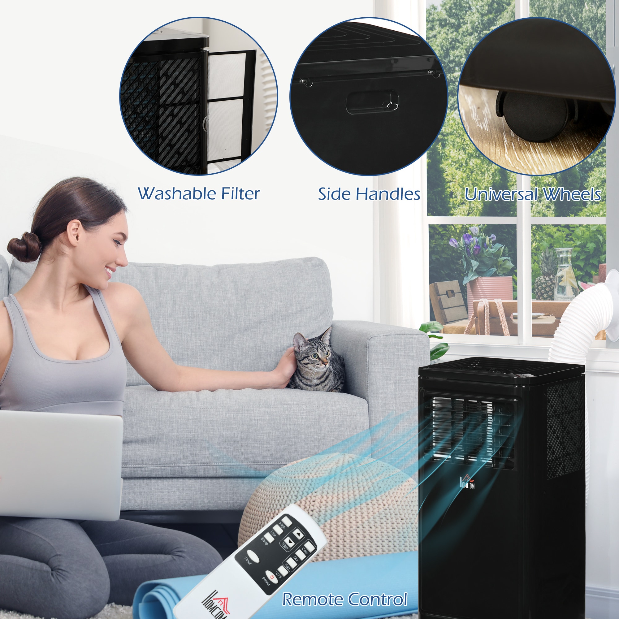 Kahomvis AOS-QPF2-986 Portable-Air-Conditioners - View #3