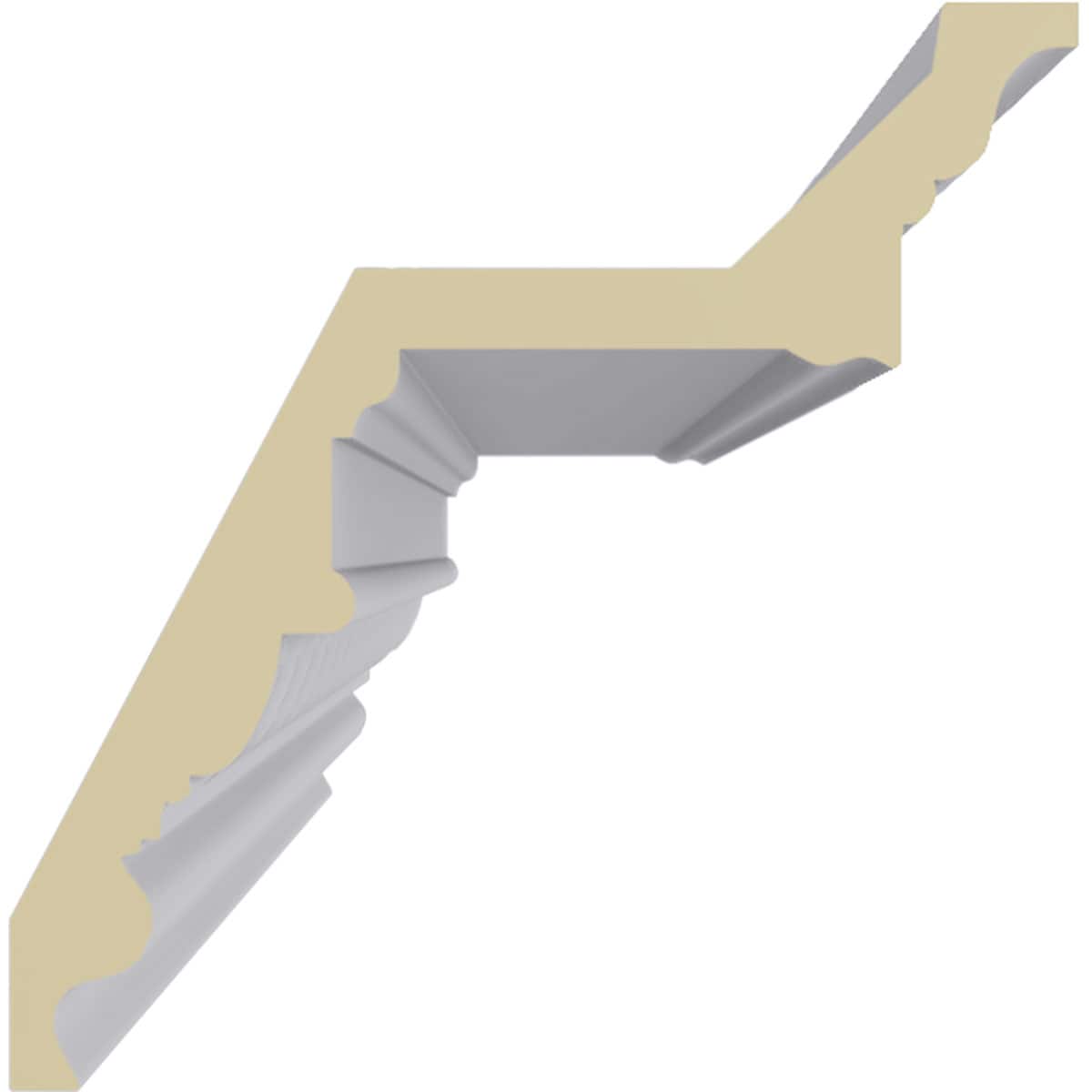 Ekena Millwork MLD07X07X10BE-CASE-2 Crown-Moulding - View #2