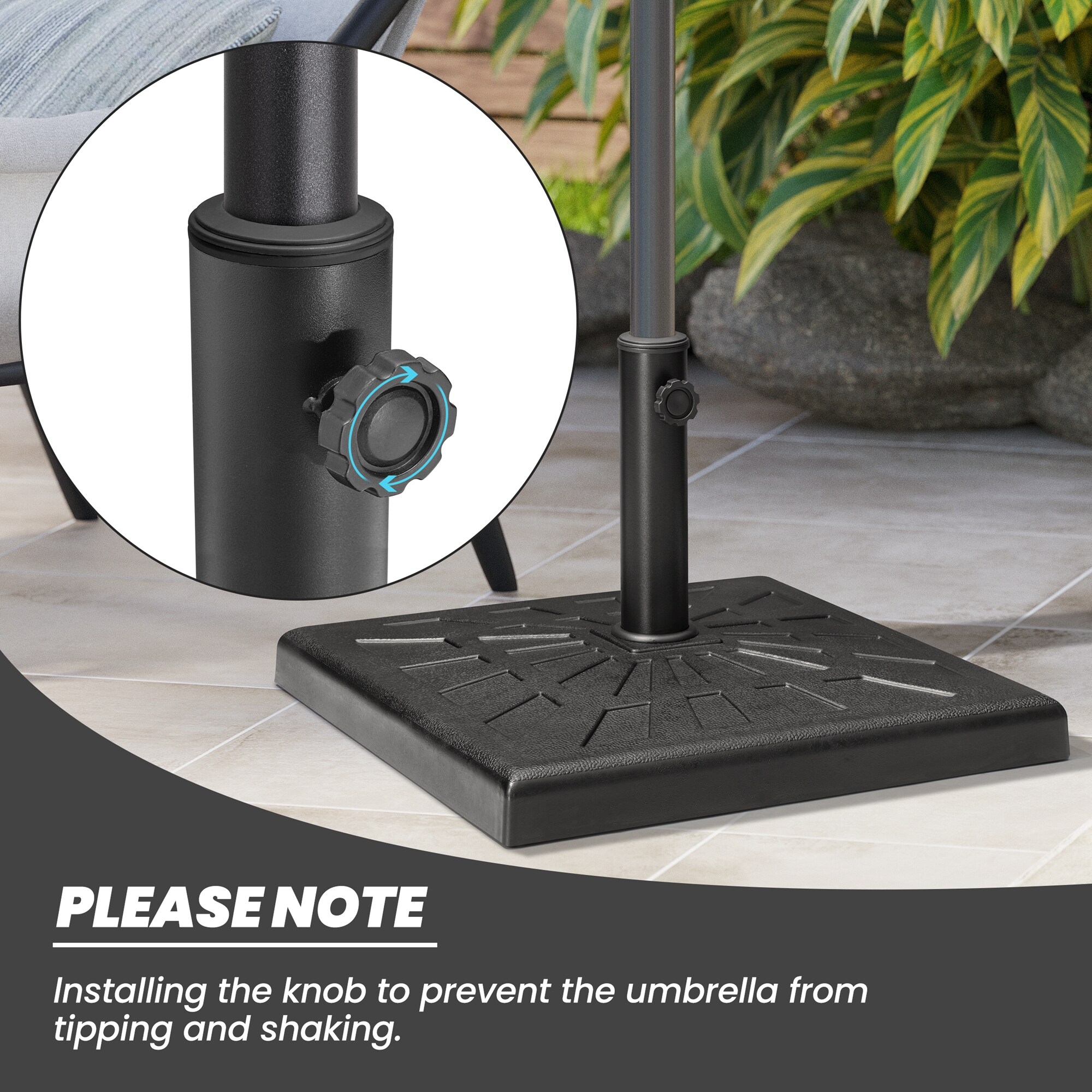 Crestlive Products CL-UB027BLK Umbrella-Bases - View #6