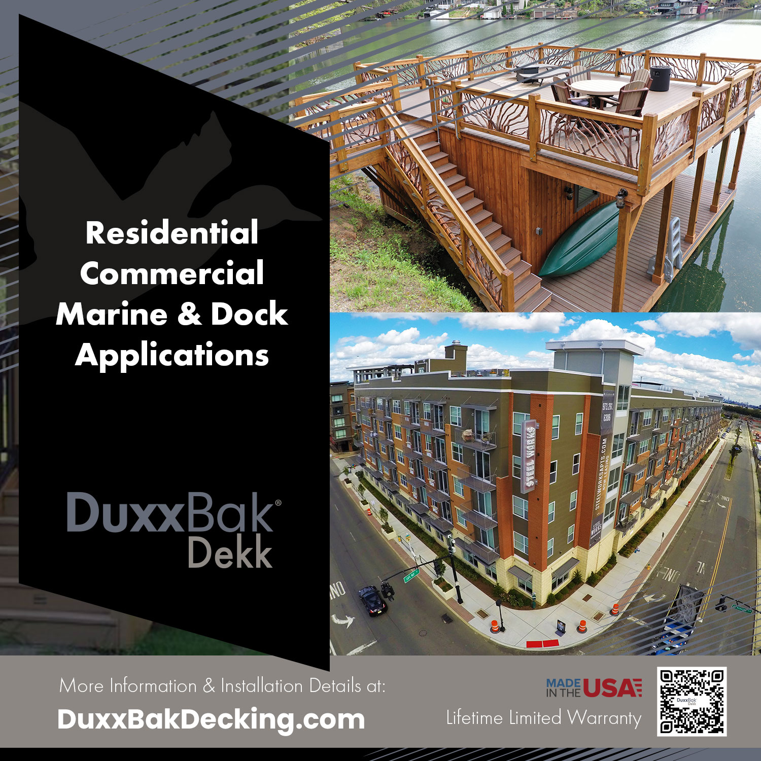 DuxxBak Composite Decking 1080-144CS Composite-Deck-Boards - View #11