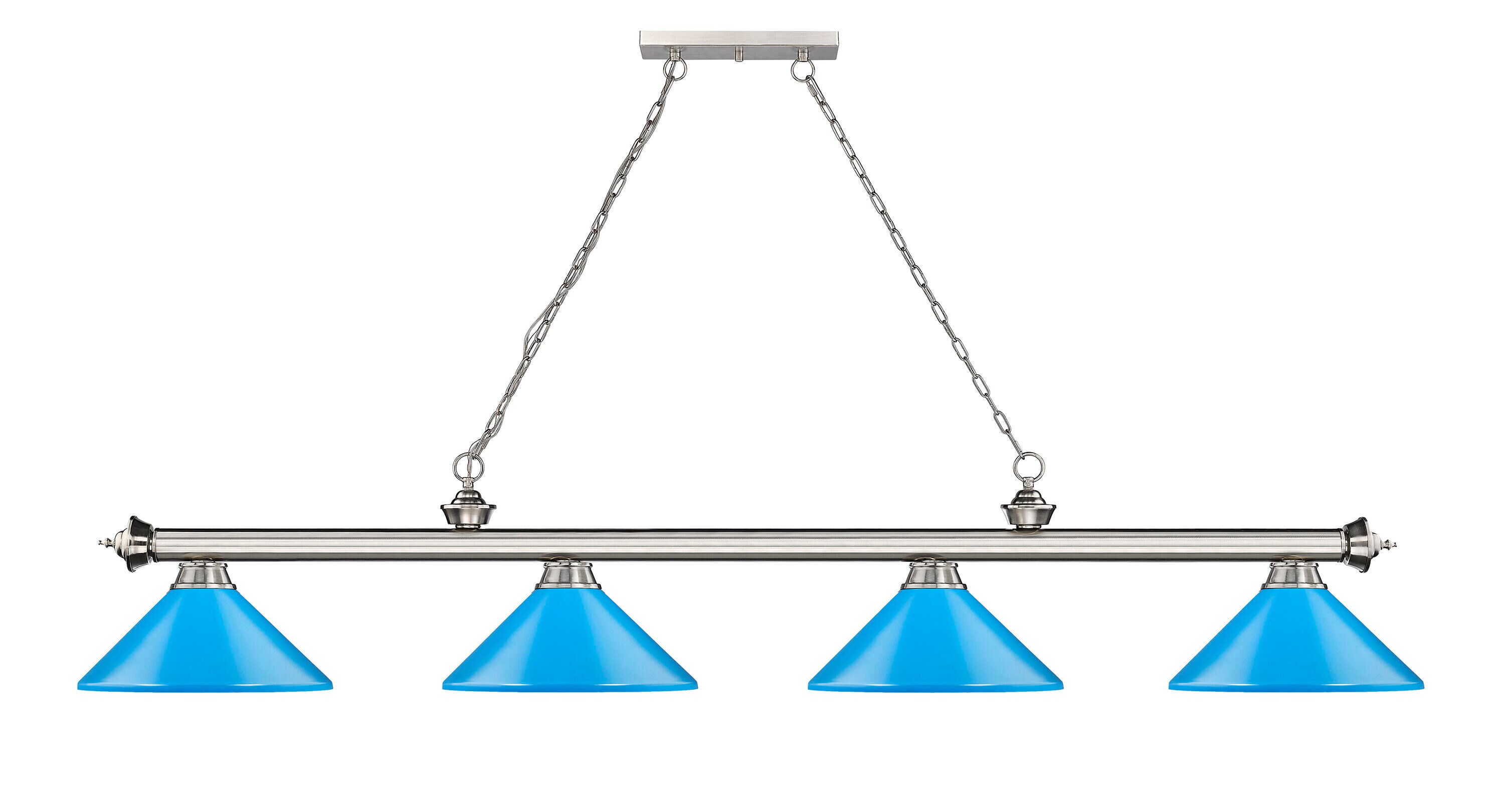 Z-Lite 2306-4BN-MEB Pool-Table-Lighting - View #2