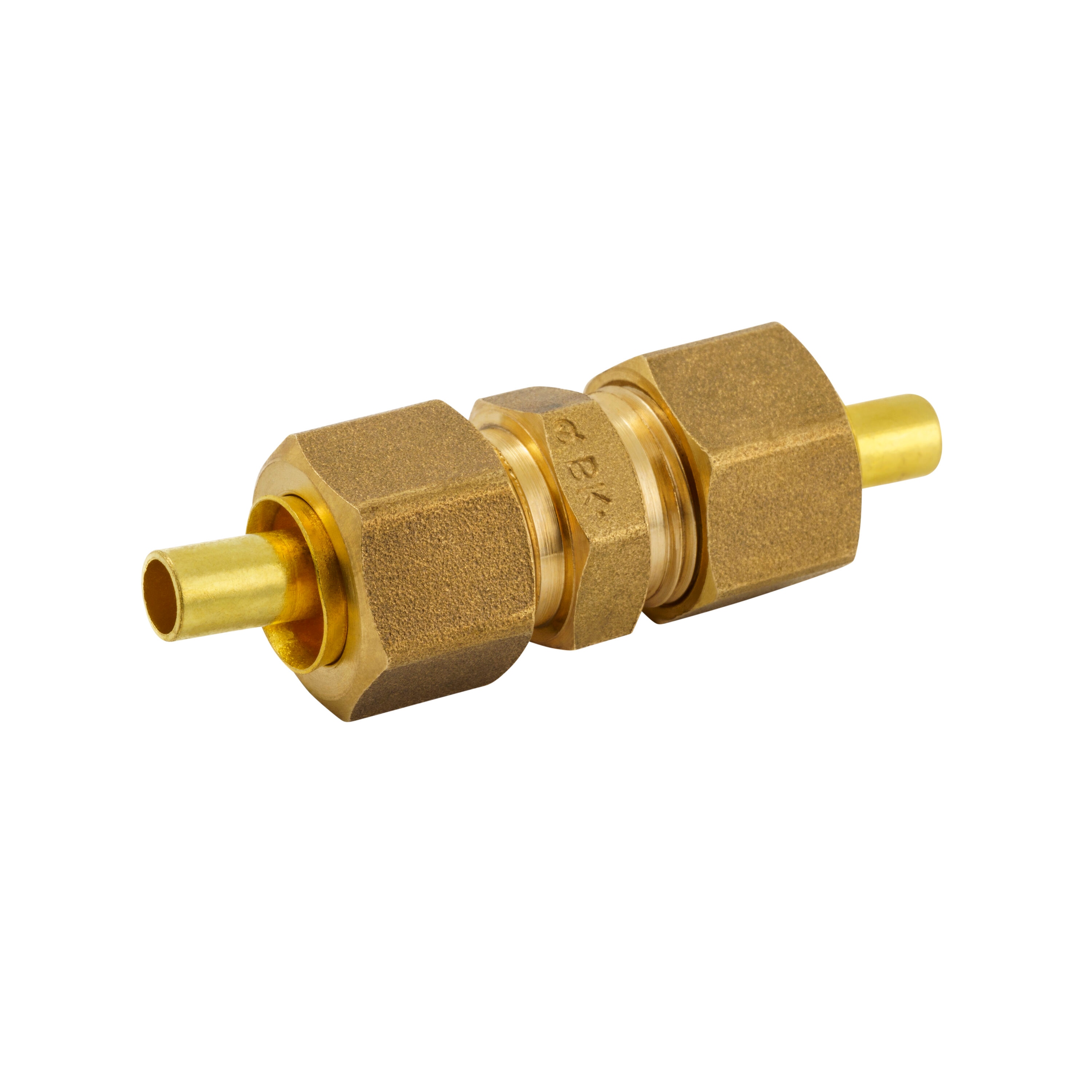 Proline Series 3/8-in x 3/8-in Compression Coupling Union Fitting in the Brass  Fittings department at