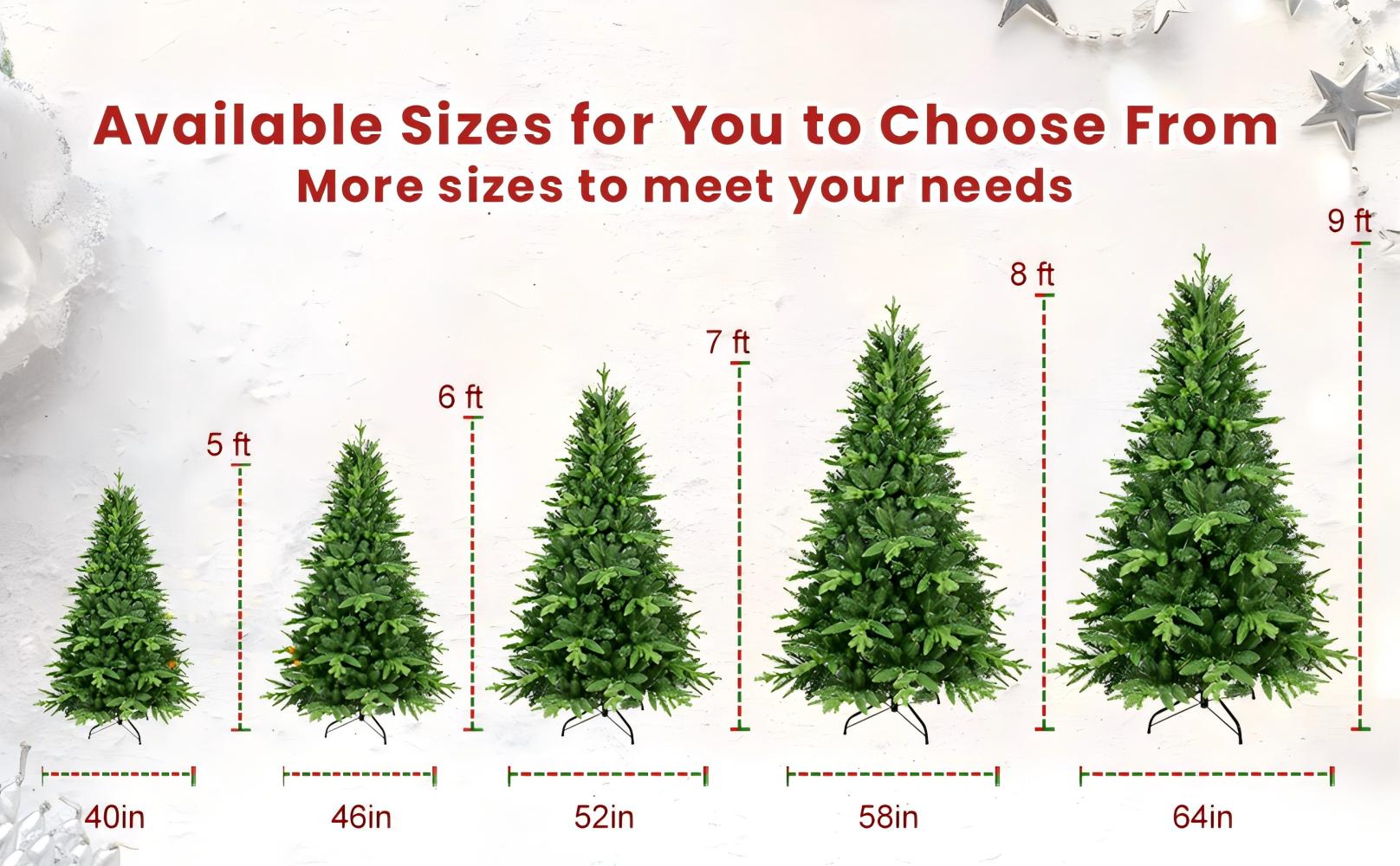 Forclover HYFE-23722 Artificial-Christmas-Trees - View #6