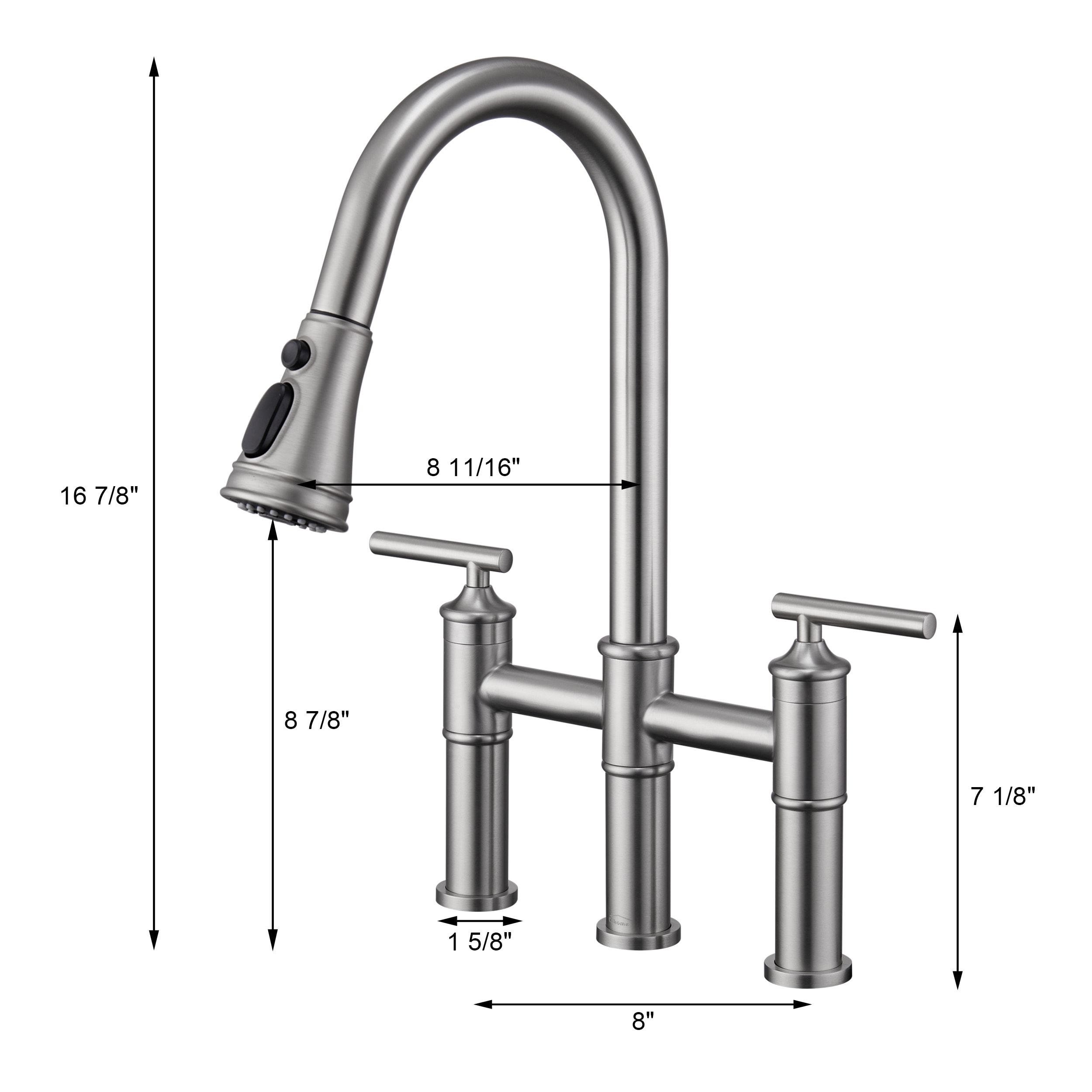 Mondawe MO255DT-BN Kitchen-Faucets - View #7