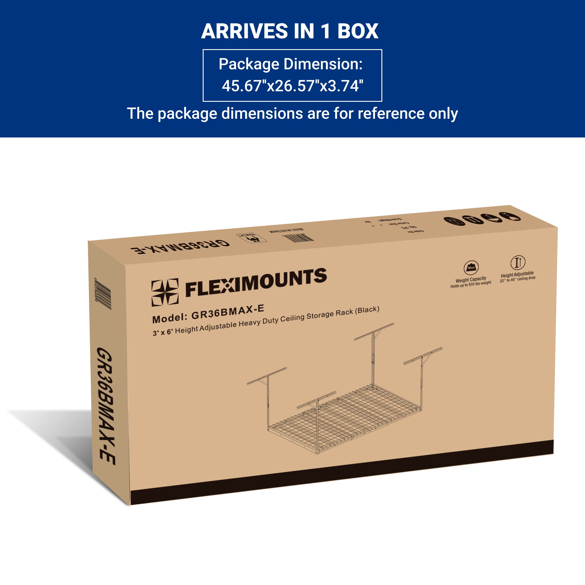 Fleximounts GR36BMAX-E Overhead-Garage-Storage - View #14